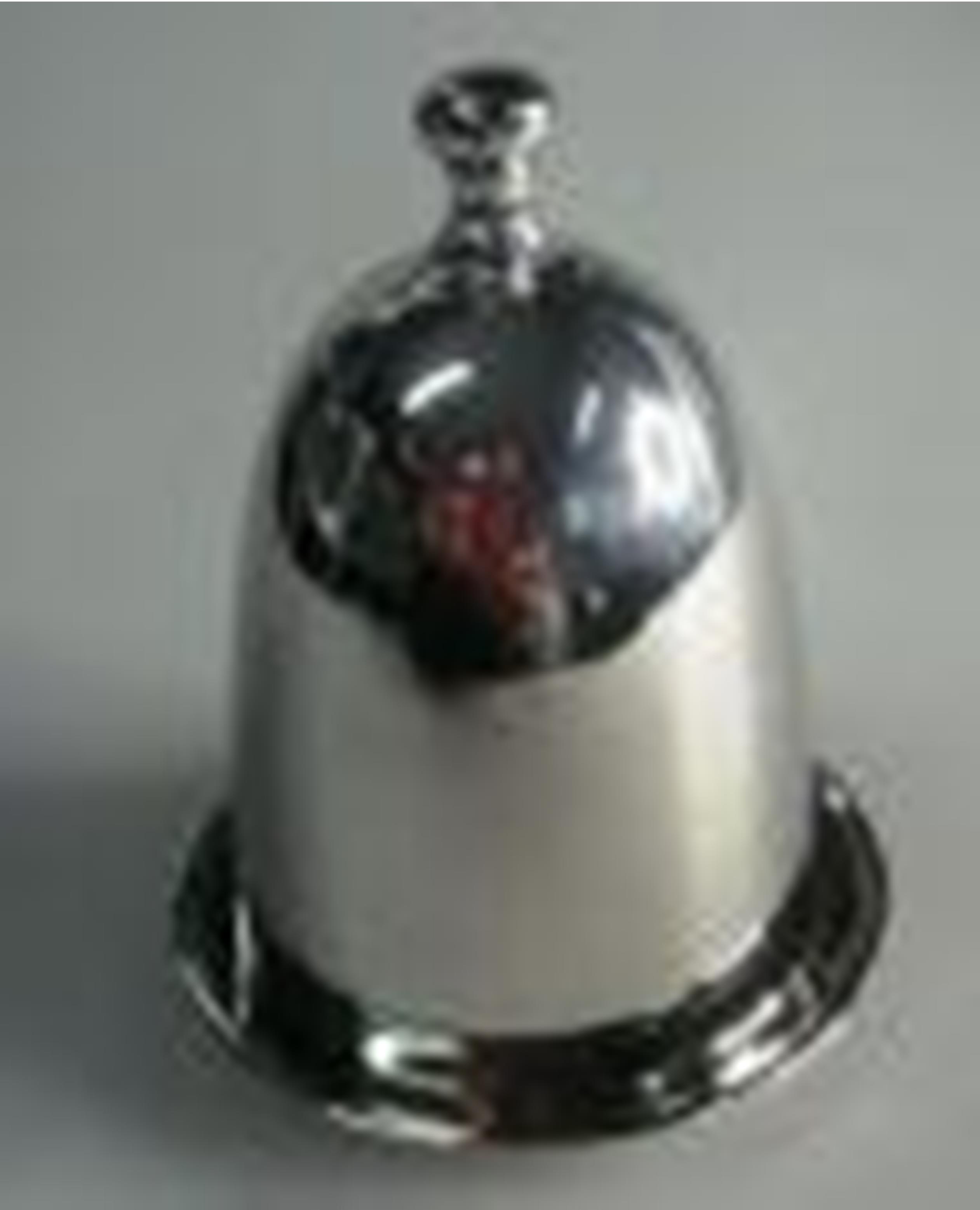 Coquetier argenté