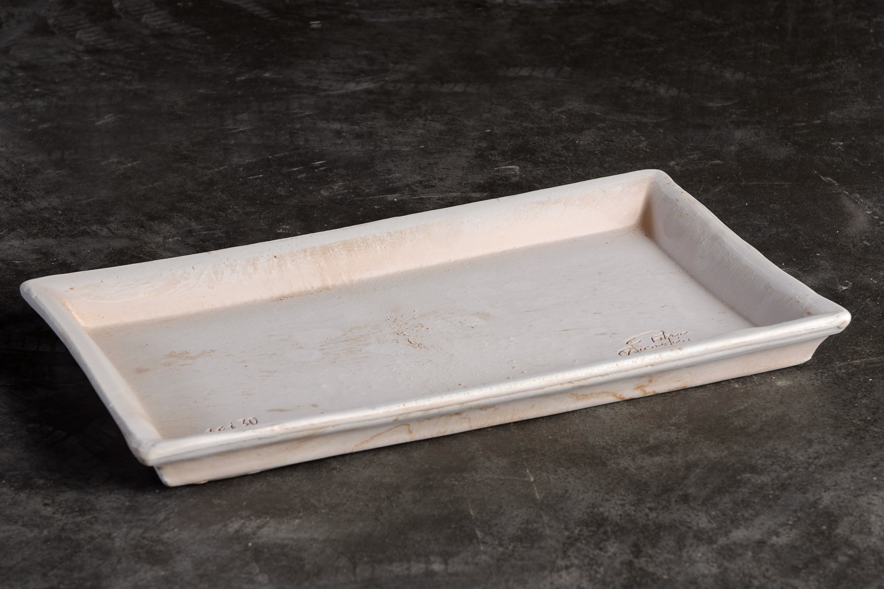 Soucoupe Rectangulaire Grise 30 cm