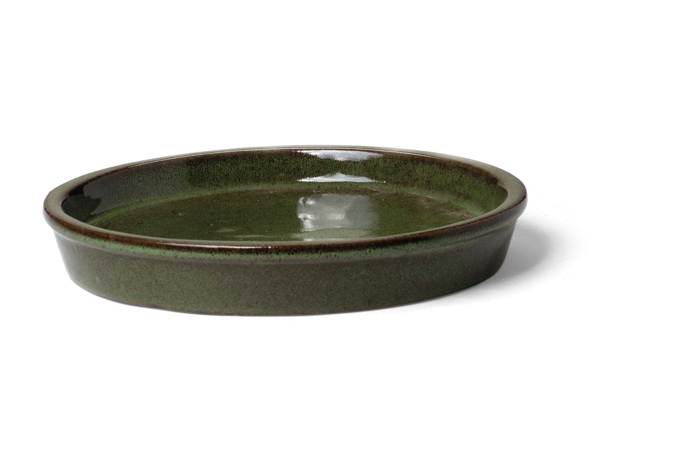 Soucoupe Leaf Green 33cm