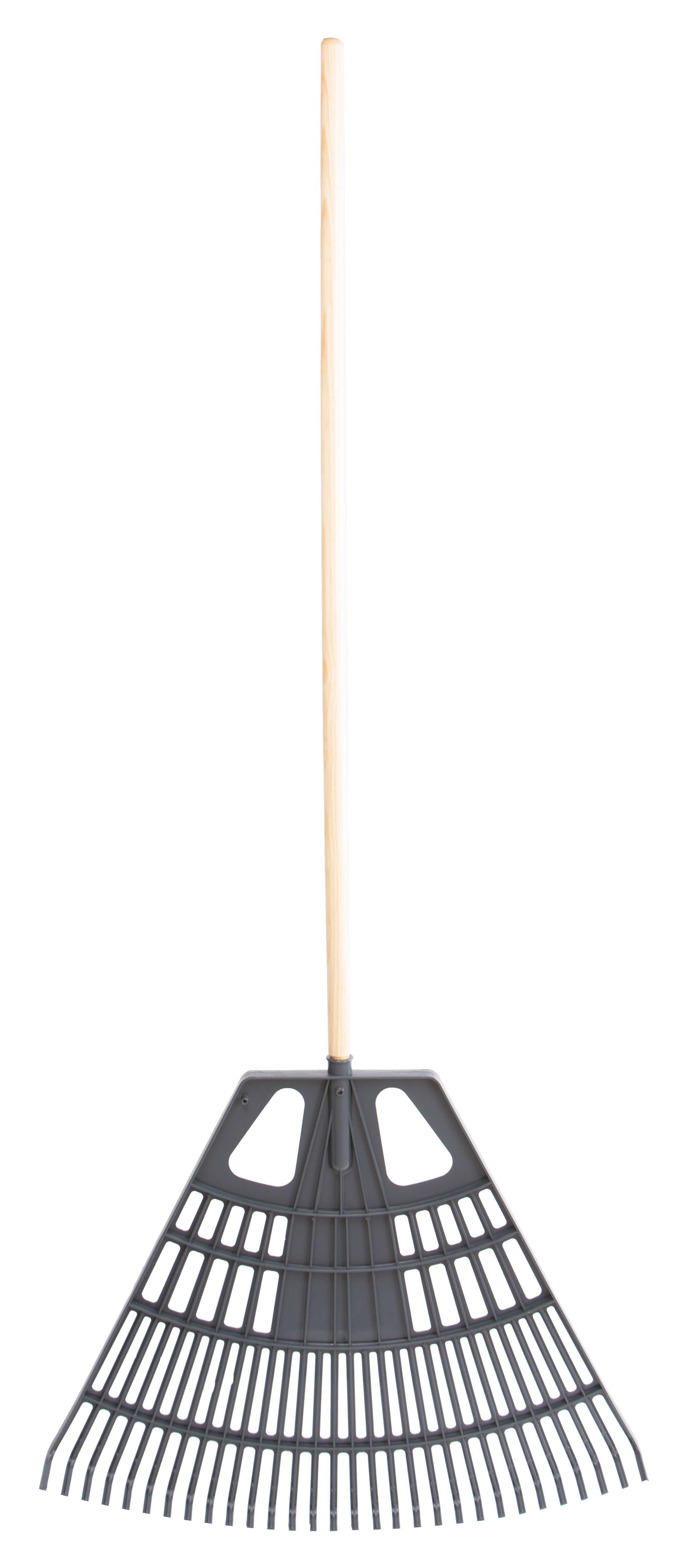 Balai gazon 77cm polymère  manche 130cm etiquette Schilliger