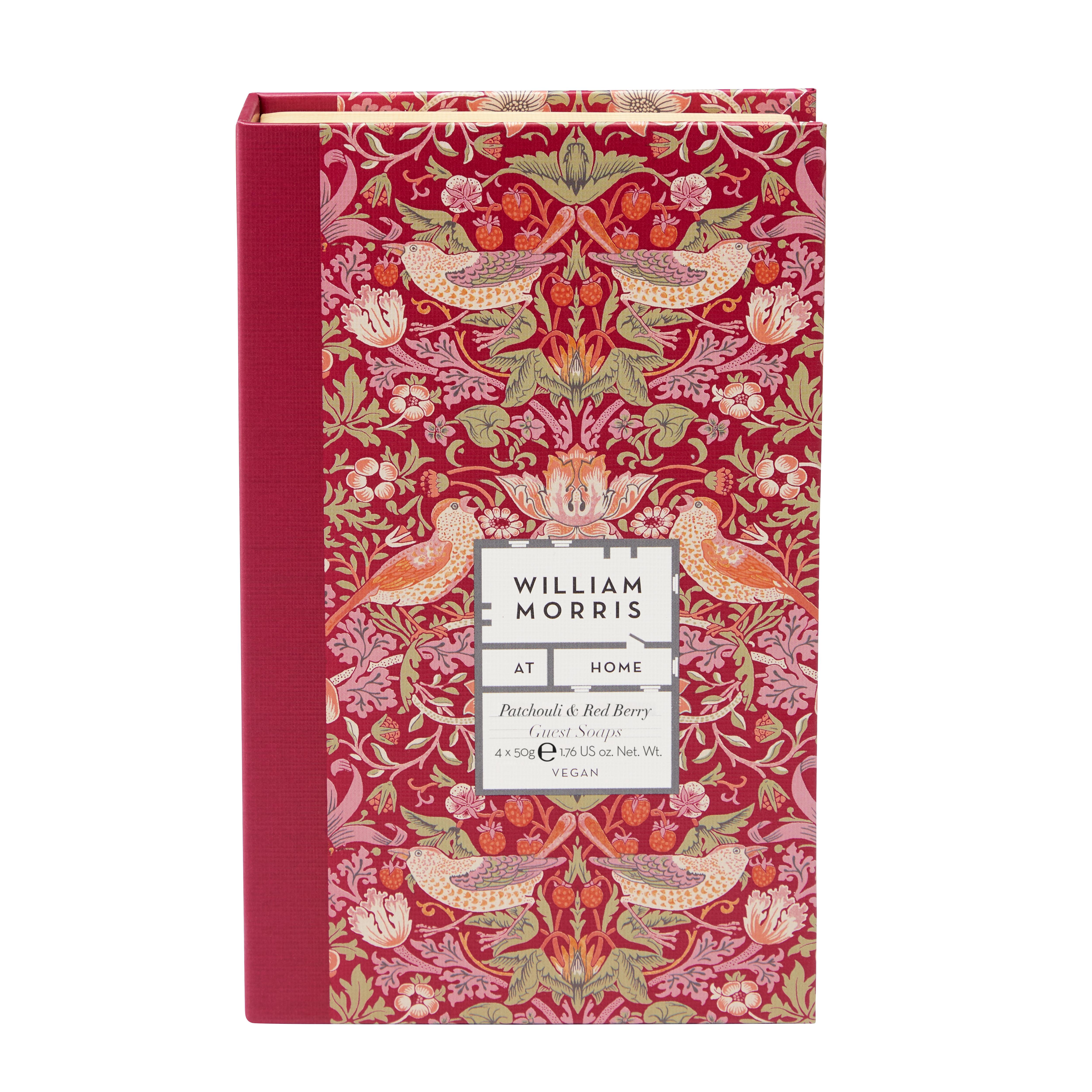 Coffret 4 savons invités STRAWBERRY THIEF