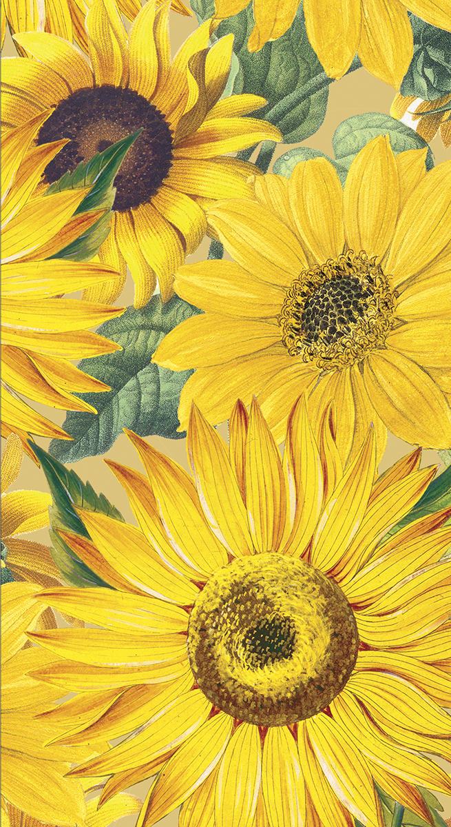 Serviette Buffet flowers