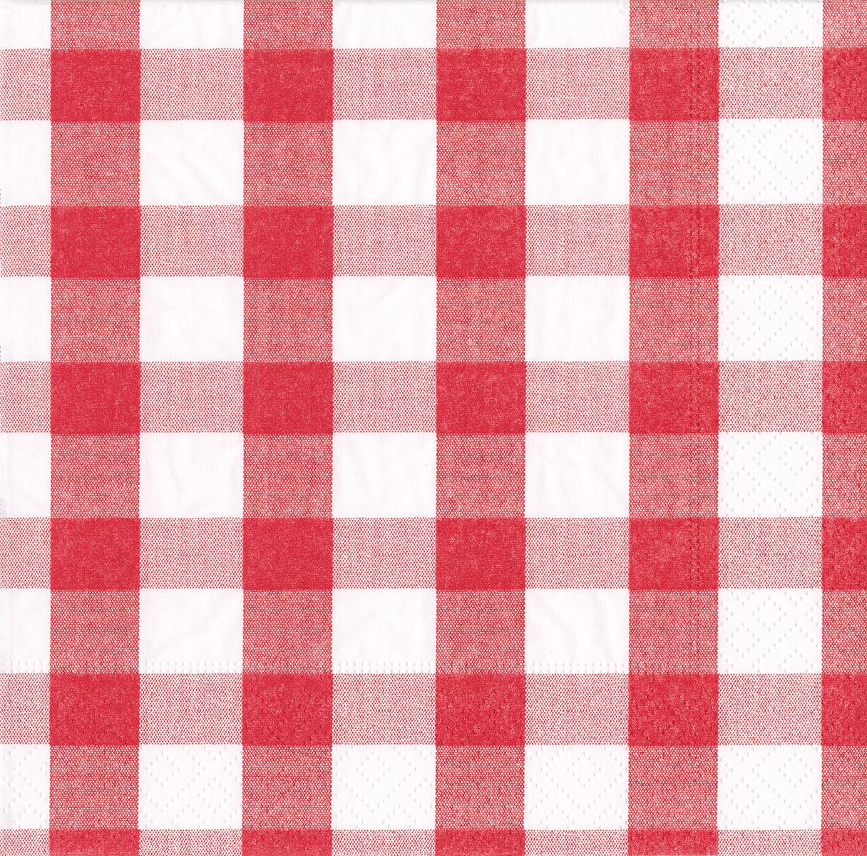 Serviette Lunch Pink Gingham