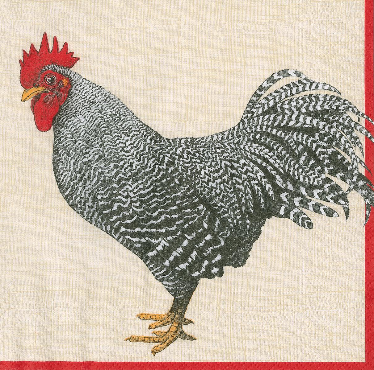 Serviettes de table Le Coq