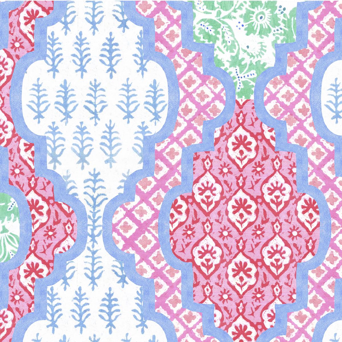 Serviette Cocktail Provencale cotton