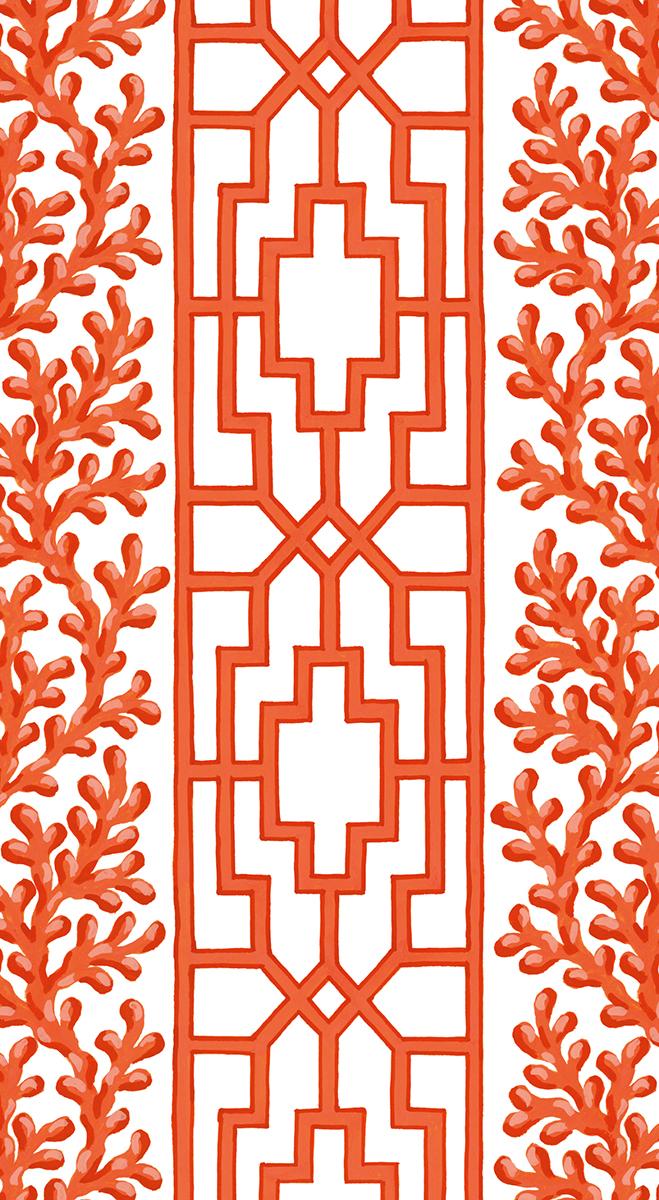 Serviette Buffet Coral & trellis