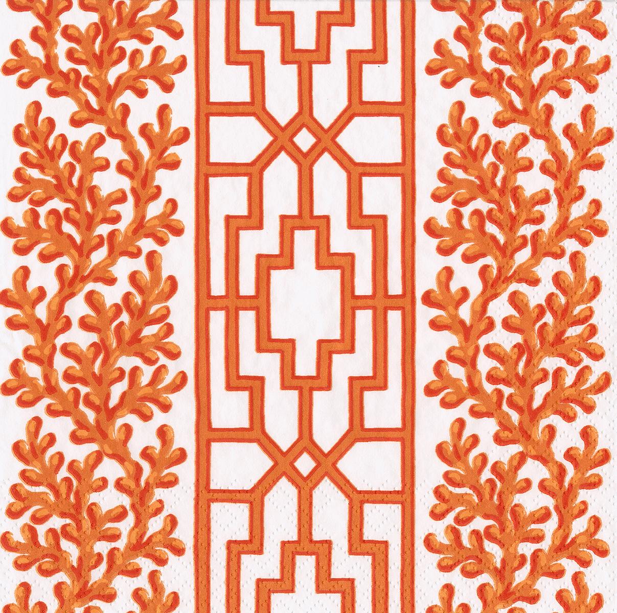 Serviette Lunch Coral & trellis