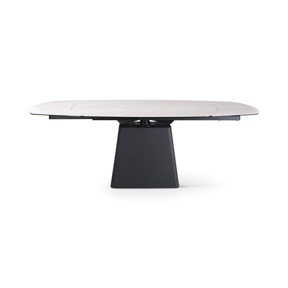 Table Pico ovale à allonges en céramique