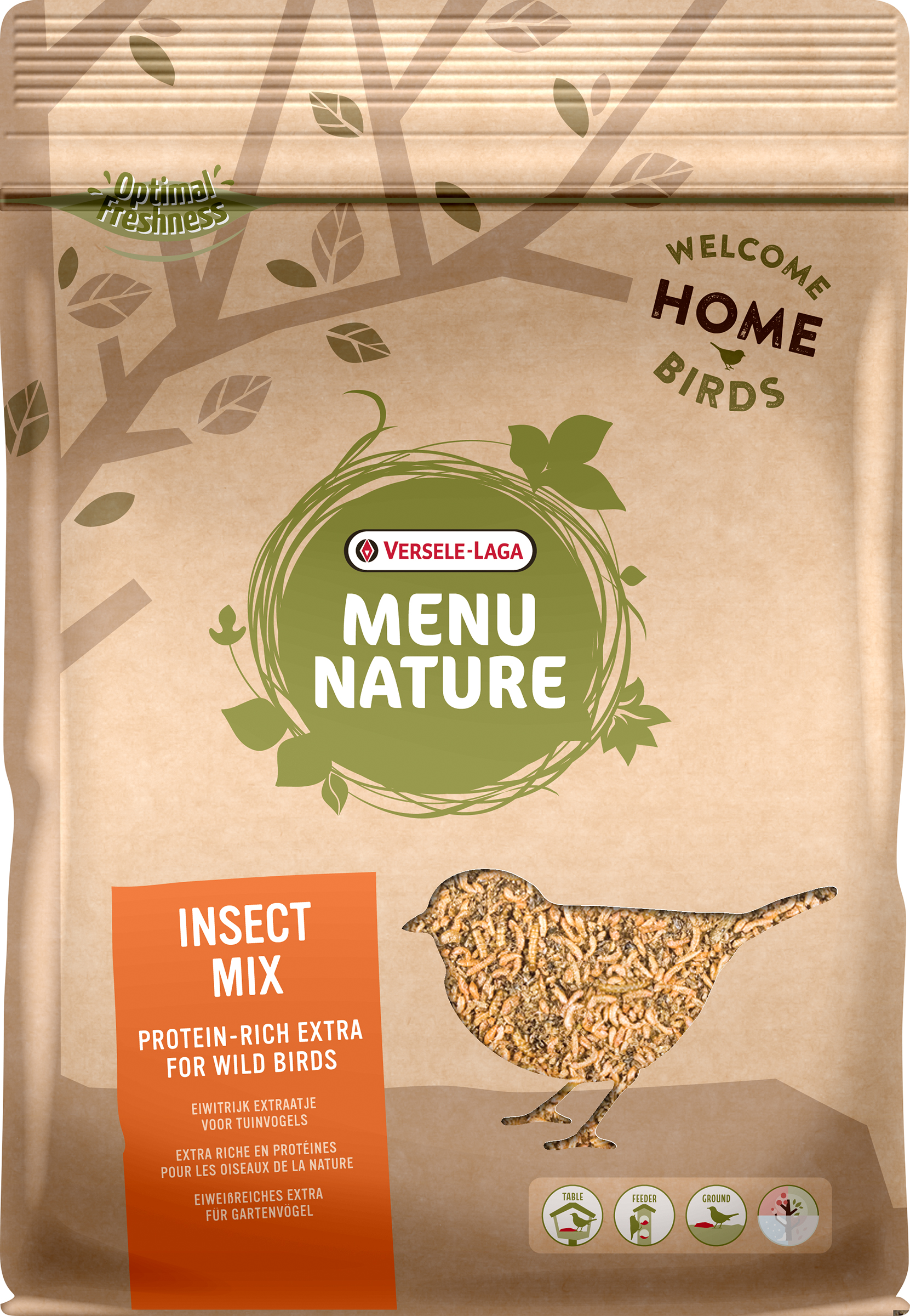 Mélange d'insectes