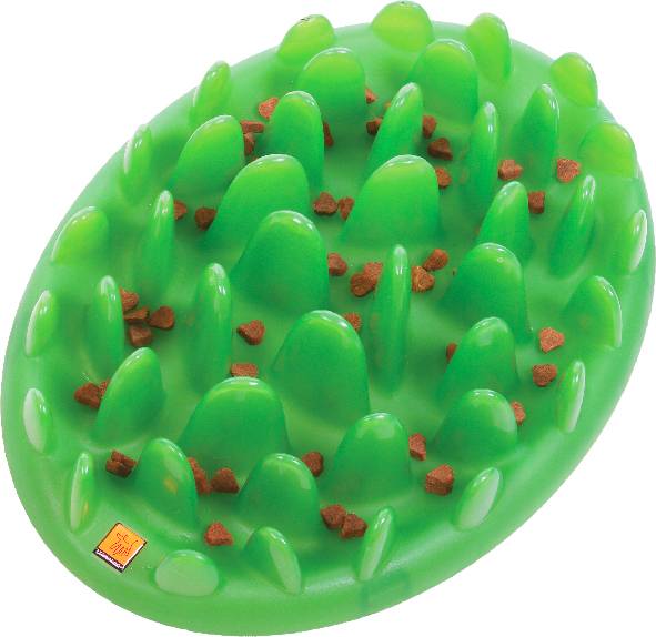 GREEN Slow Dog Feeder