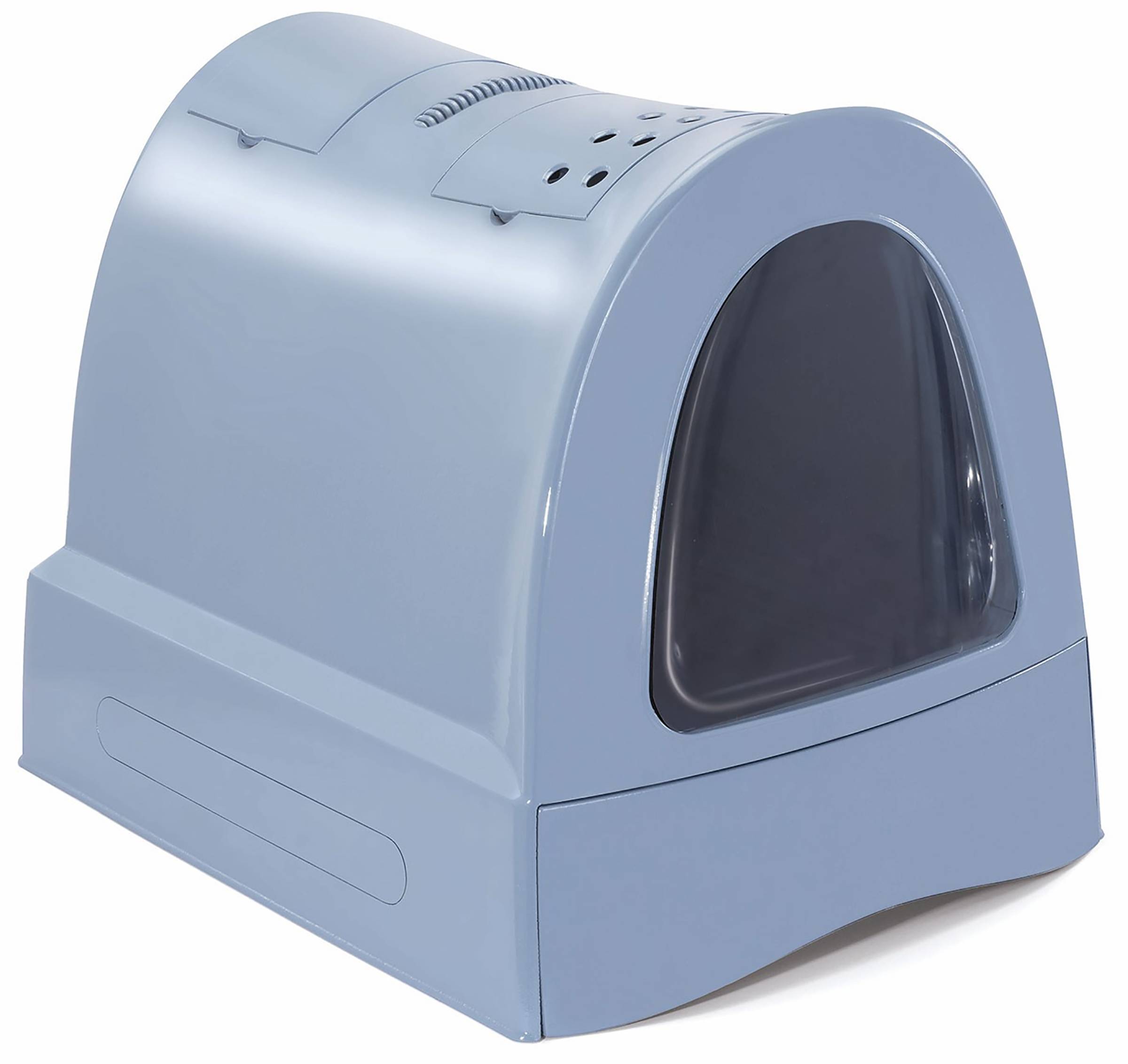 ZUMA toilettes pour chats, 40 x 56 x H 42.5 cm avec accessoires, blau