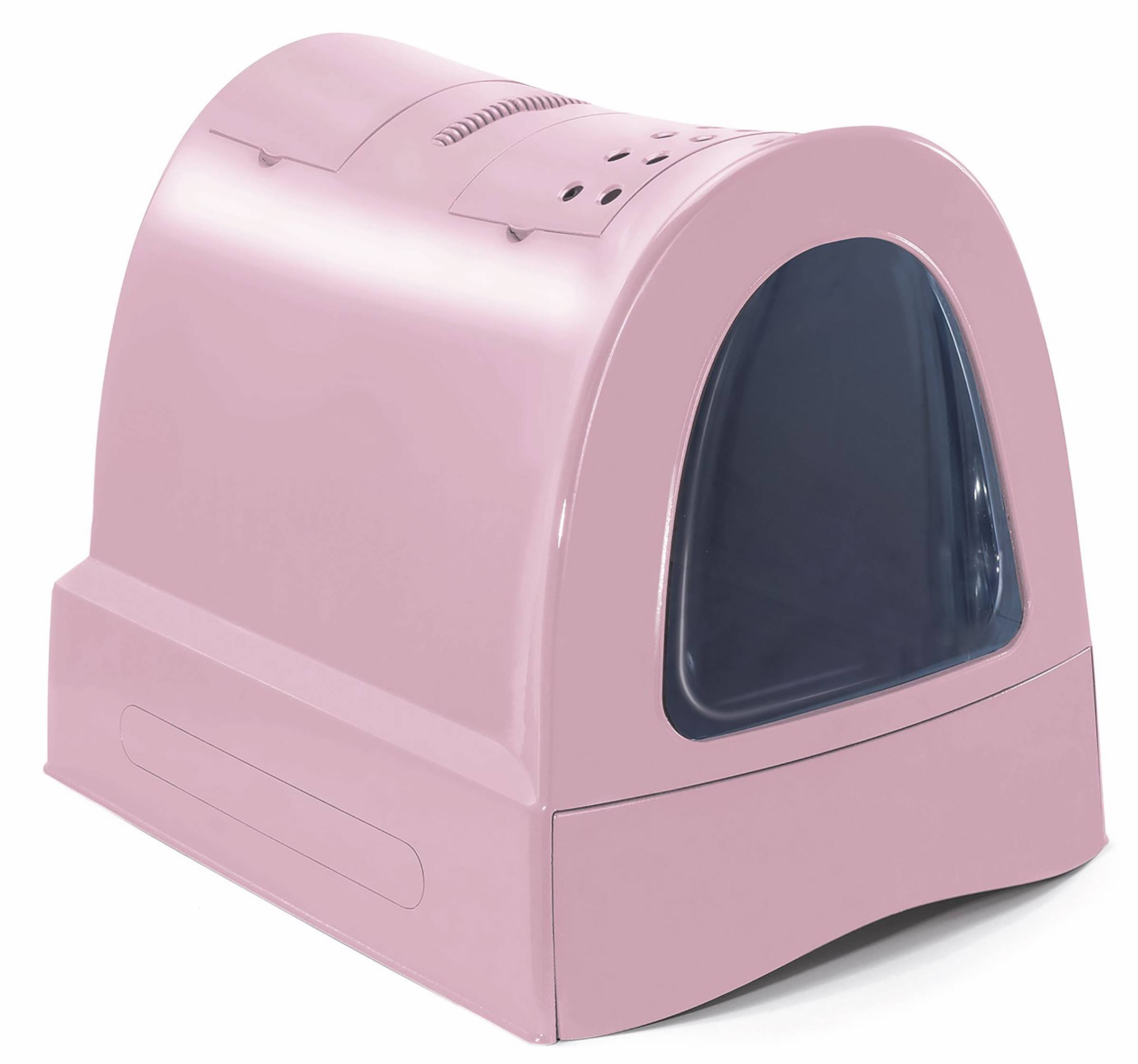 ZUMA toilettes pour chats, 40 x 56 x H 42.5 cm avec accessoires,rosa
