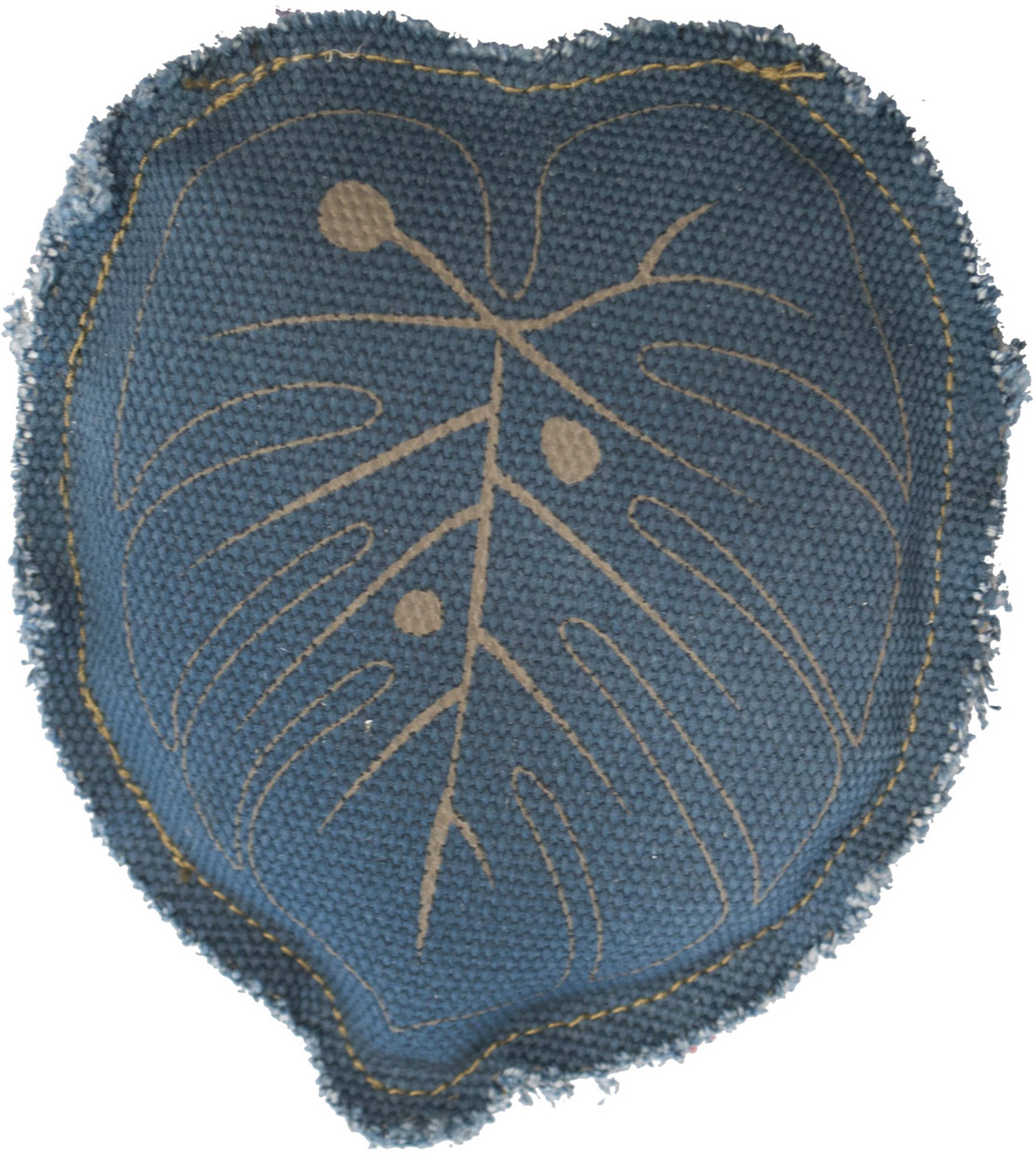 Catnip Toy Bowy, 12 x 14 cm, bleu