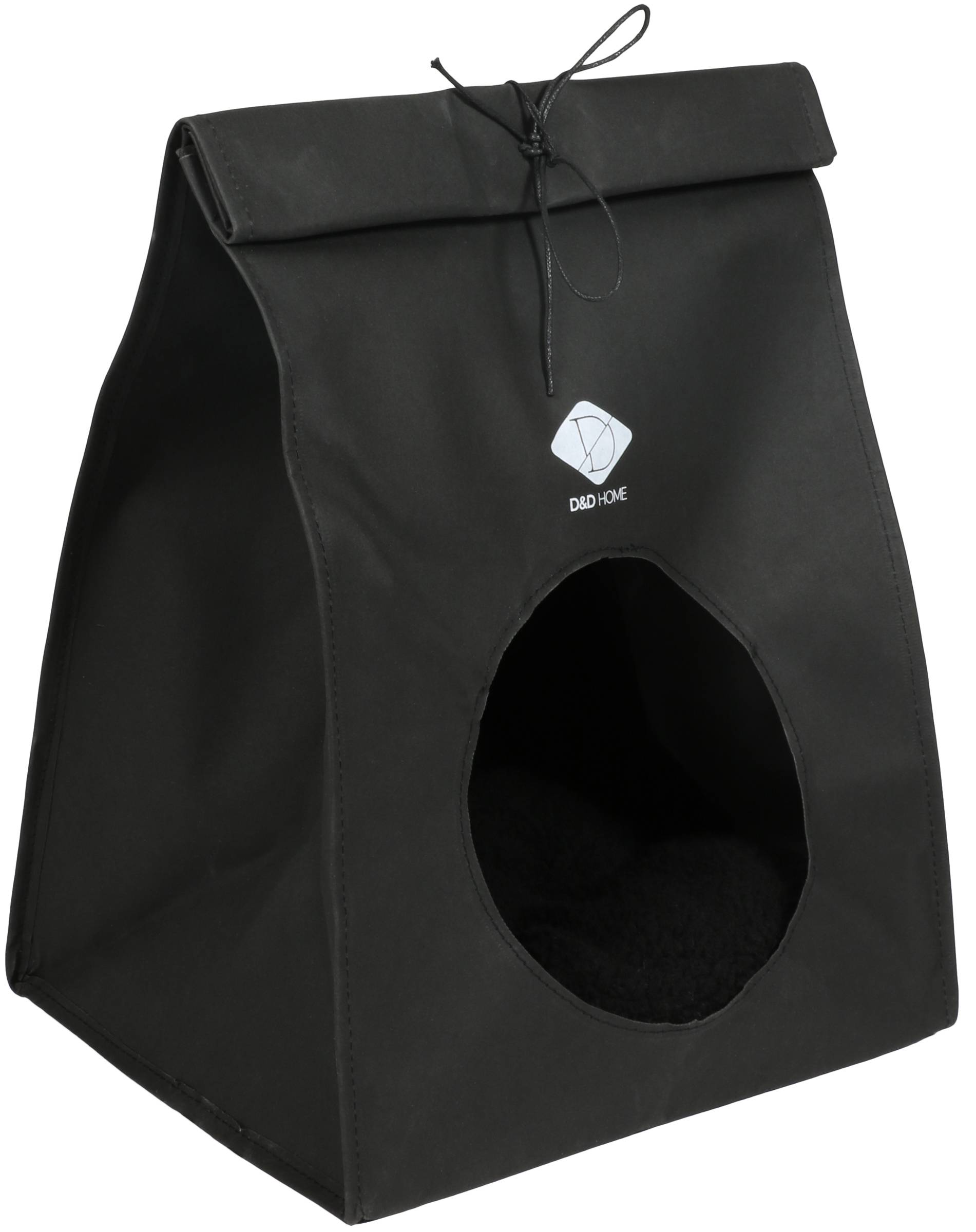 D&D Sac look papier Oscar 35 x 27 x 44 cm, noir