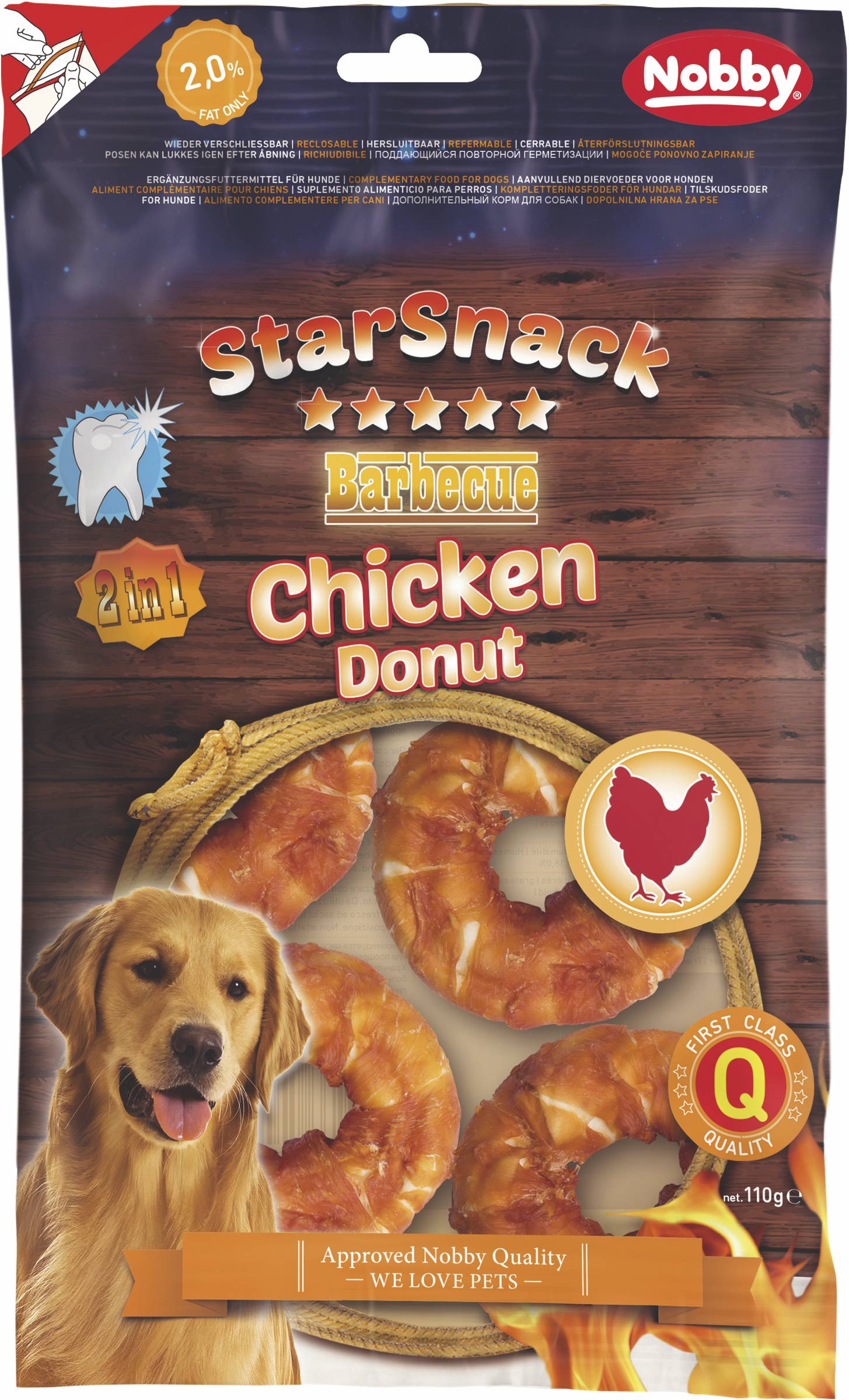 Barbecue Chicken Donut , Ø 5 cm/110 g