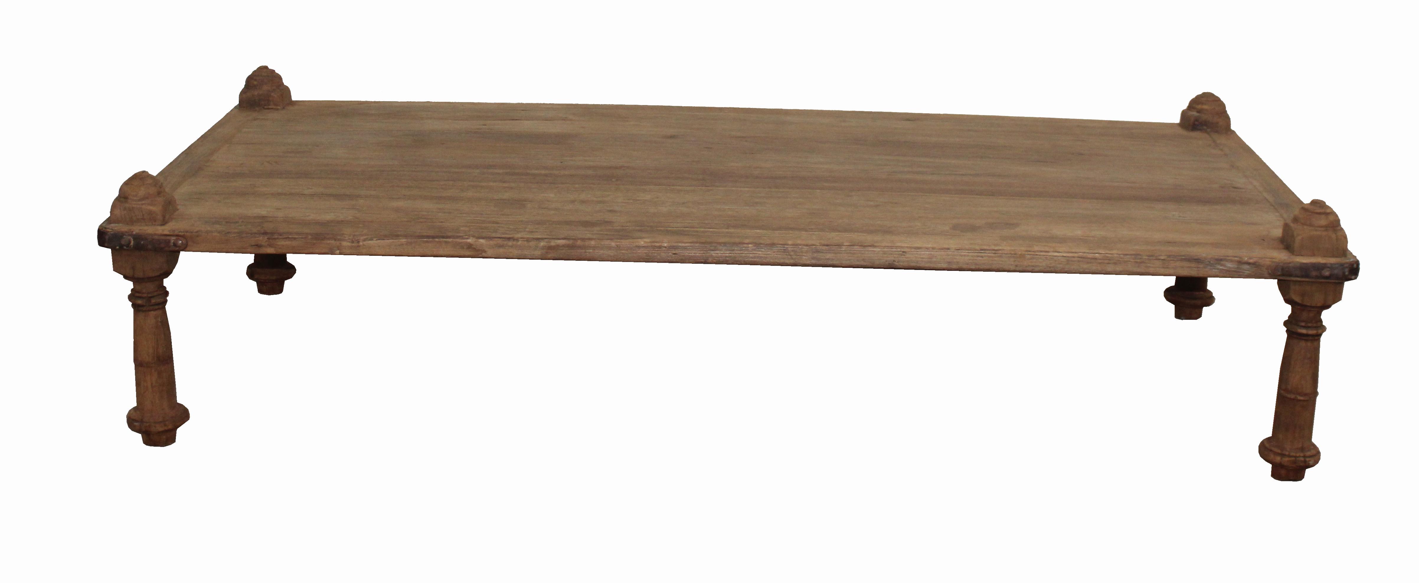 Table basse en teck ancien
