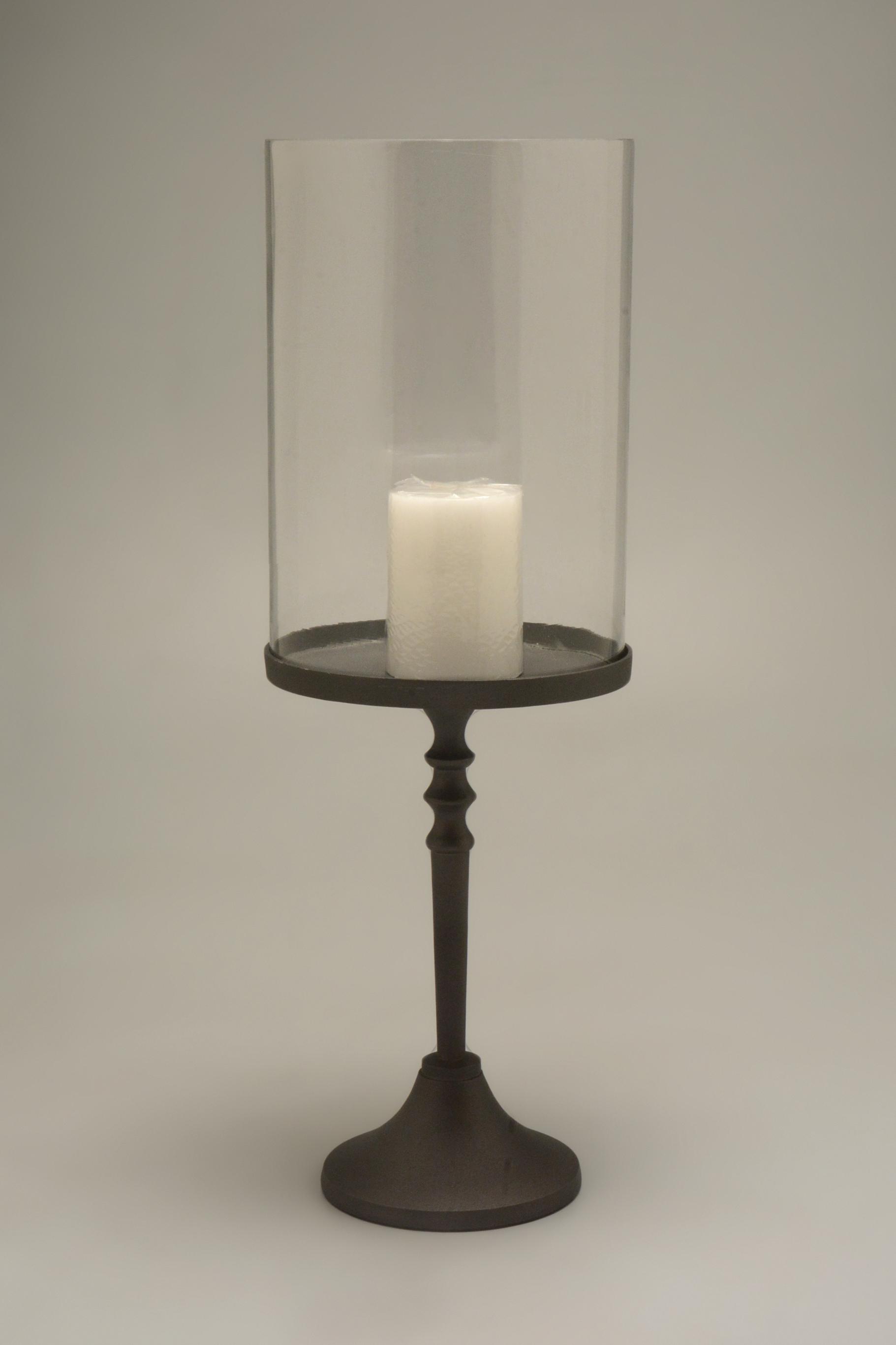 Bougeoir avec verre Antoine