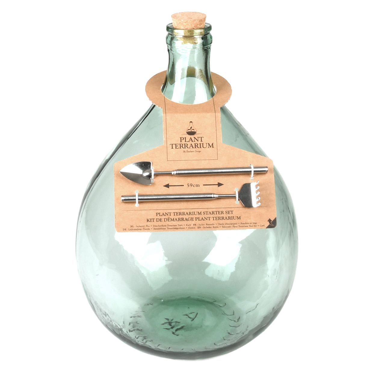 Bouteille terrarium 15L set