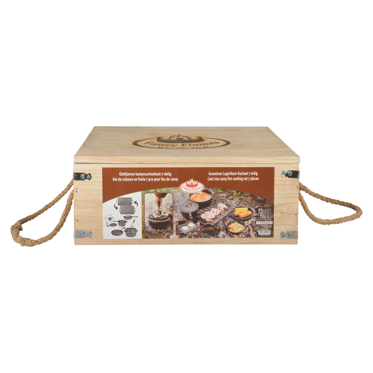 Set à cuisiner 7 pcs Feu de camp