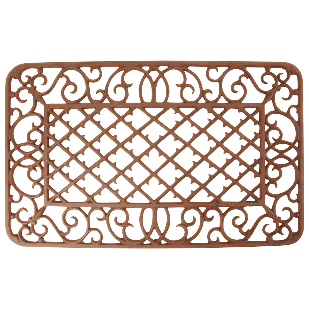 Grille fonte Rectangulaire Carreau