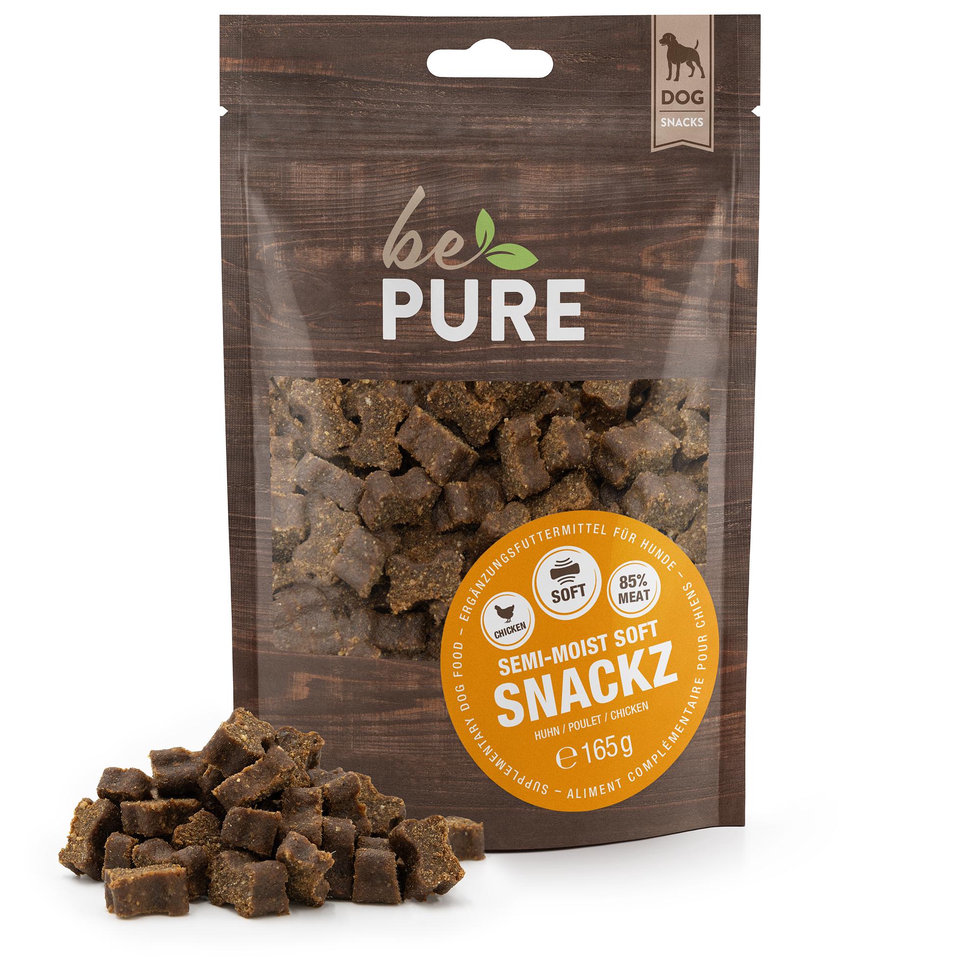 bePure Semi-Moist Soft Snackz au poulet