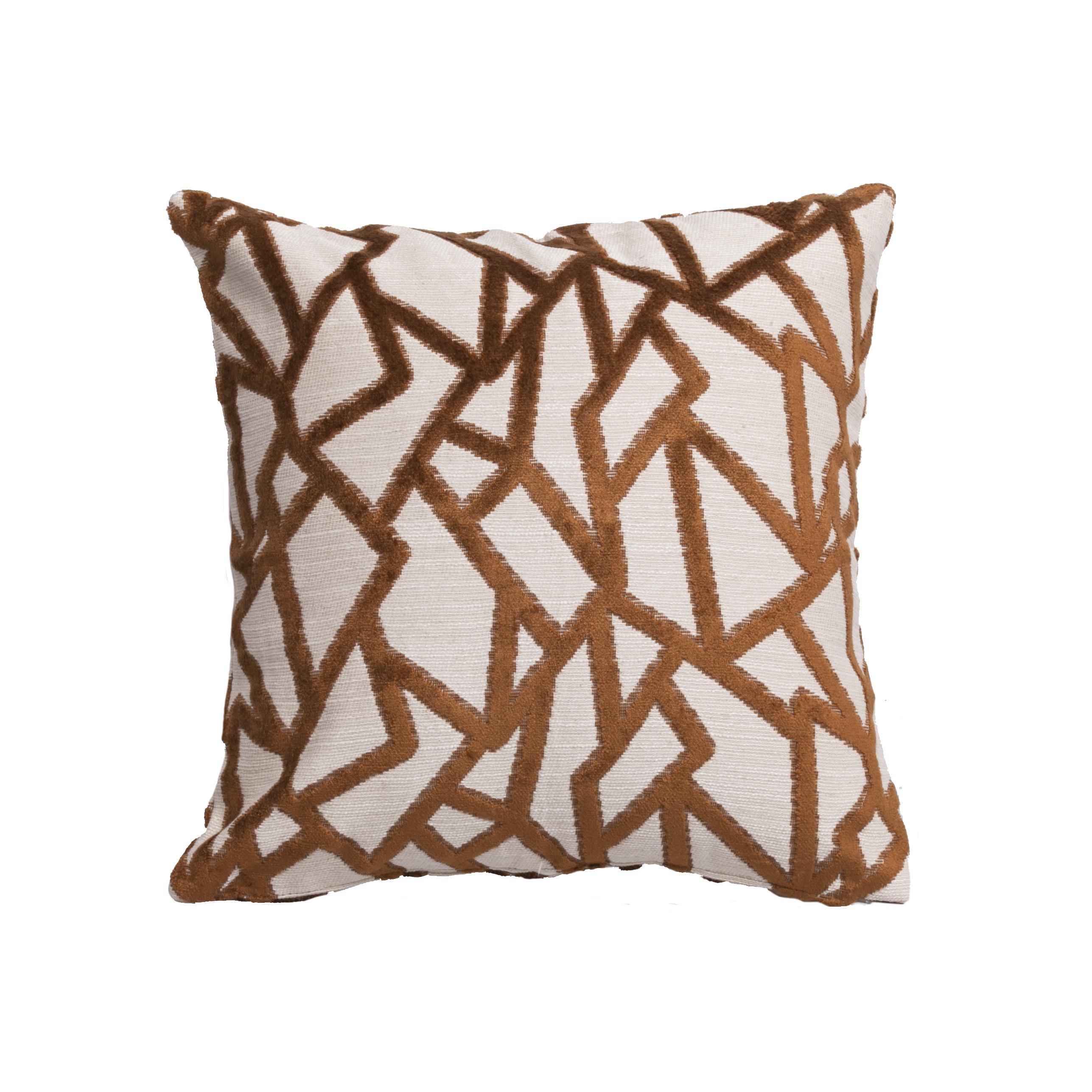 Housse de coussin Blues Jacquard
