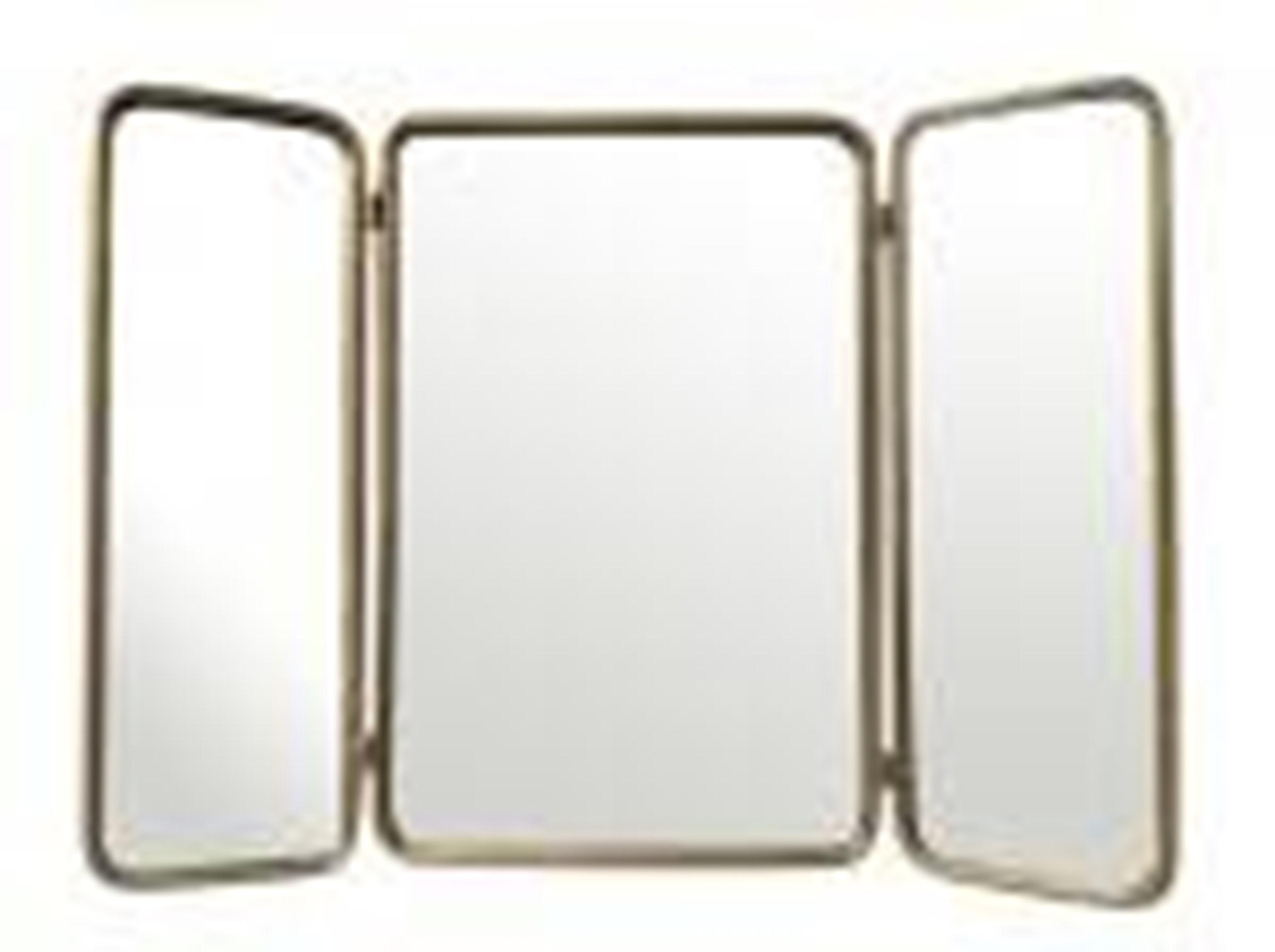 MIROIR BARBIER METAL DORE GP426OT80-0