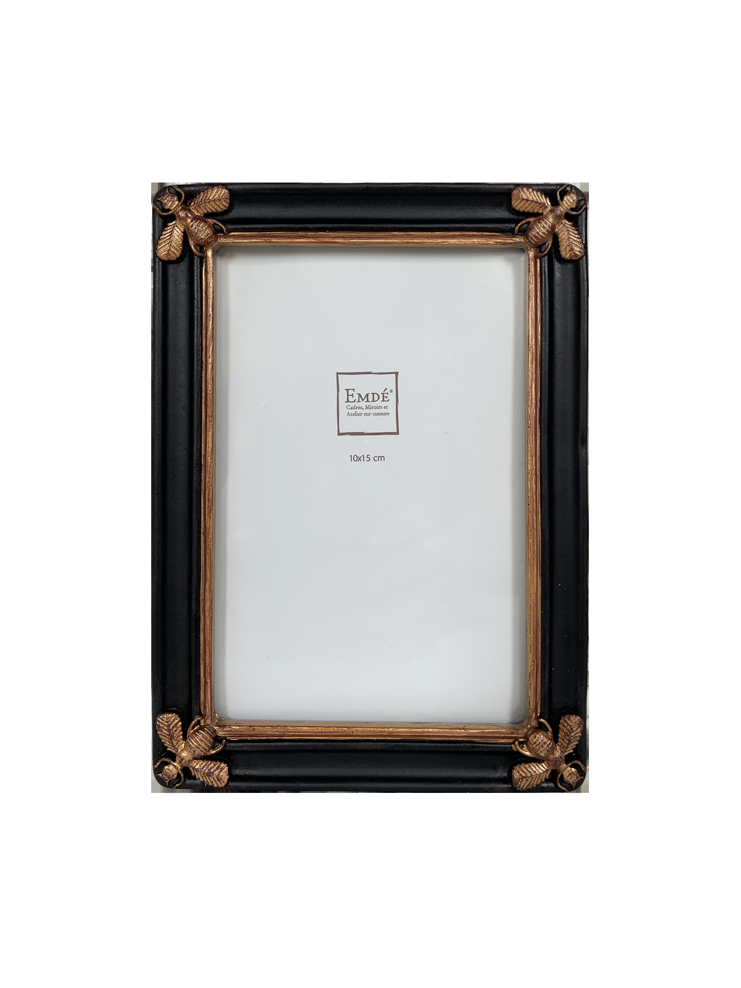 CADRE ABEILLES NOIR DORE 311T15-0