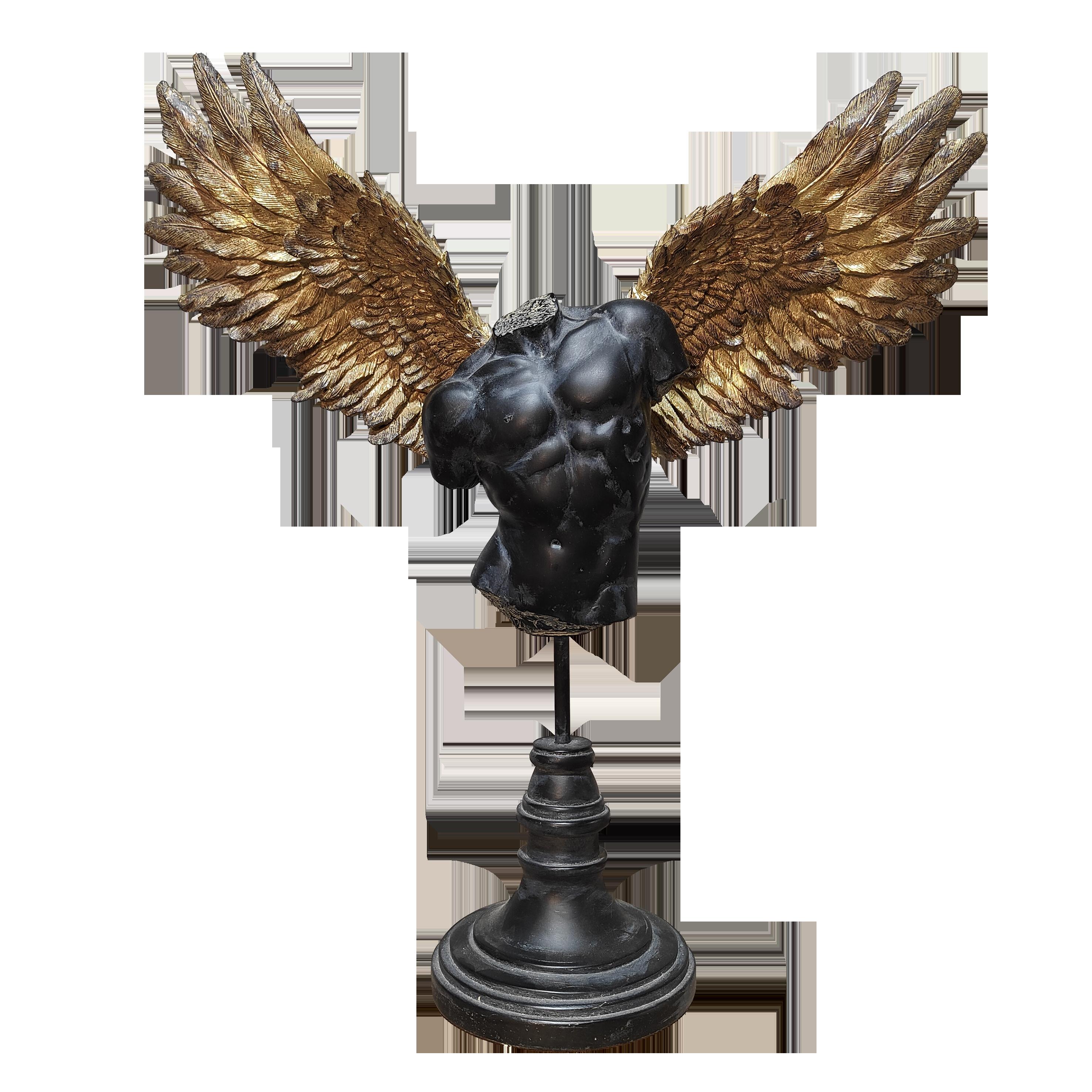 Statue Homme ailes N/D