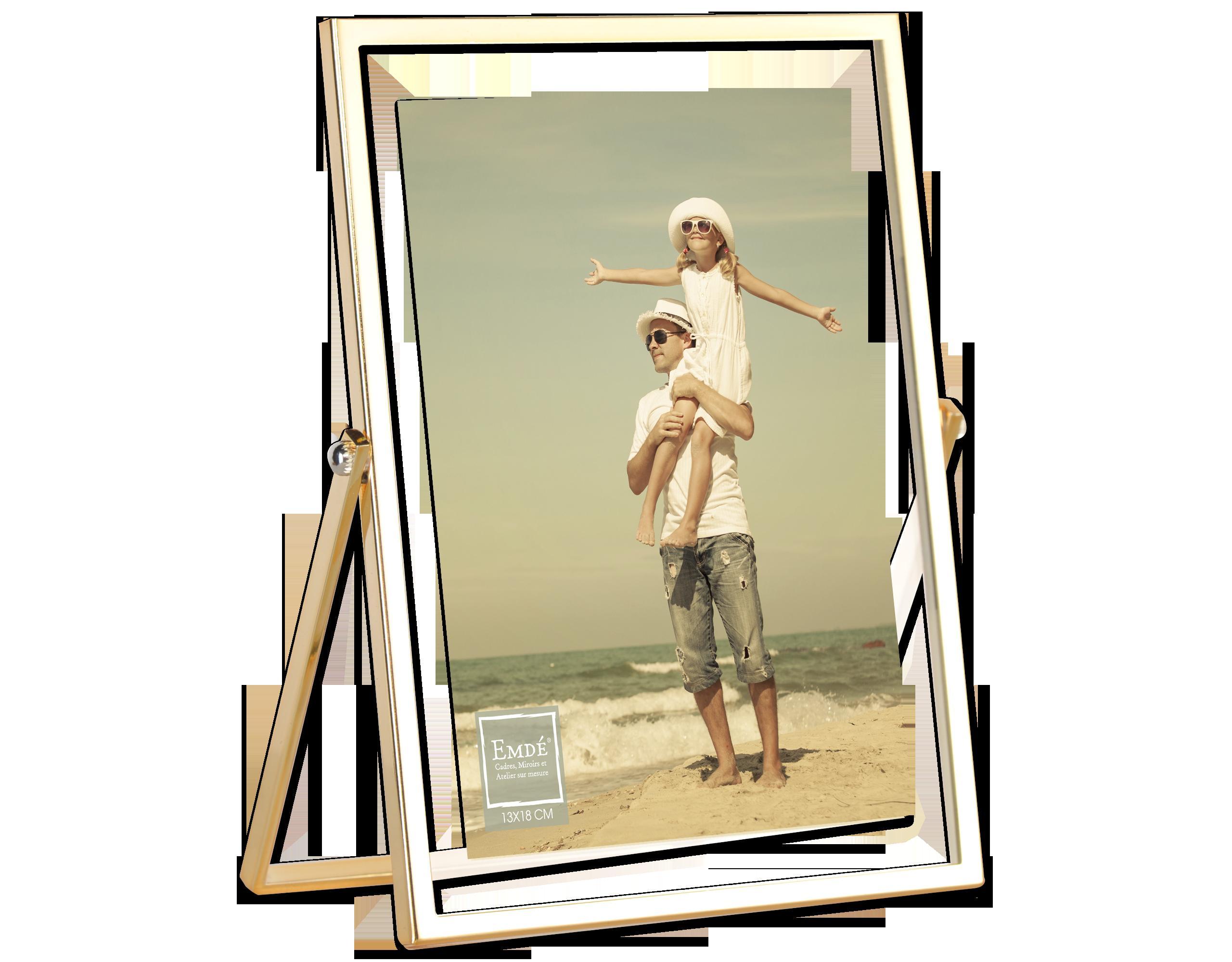 ENTRE 2 VERRES OR ROSE PHOTO 13X18CM 2229OT20-0