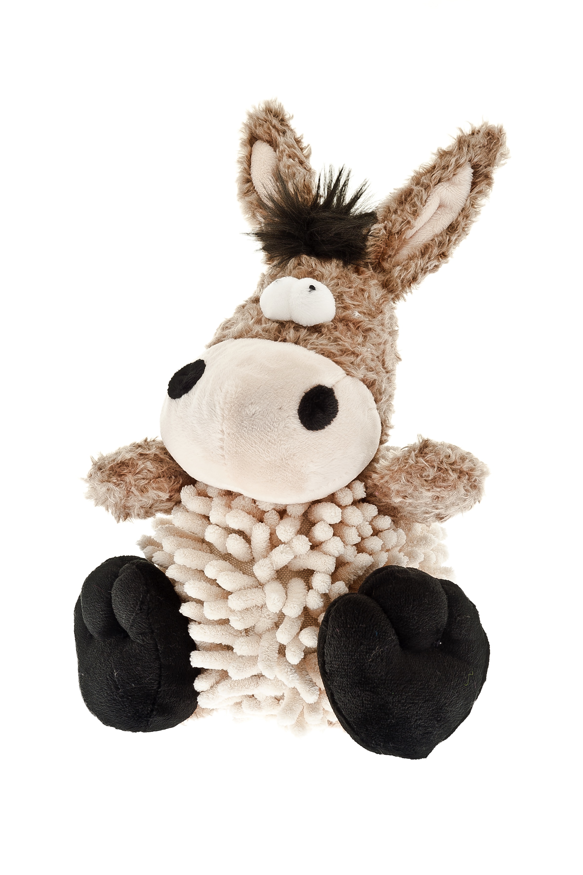 Jouet chien peluche âne