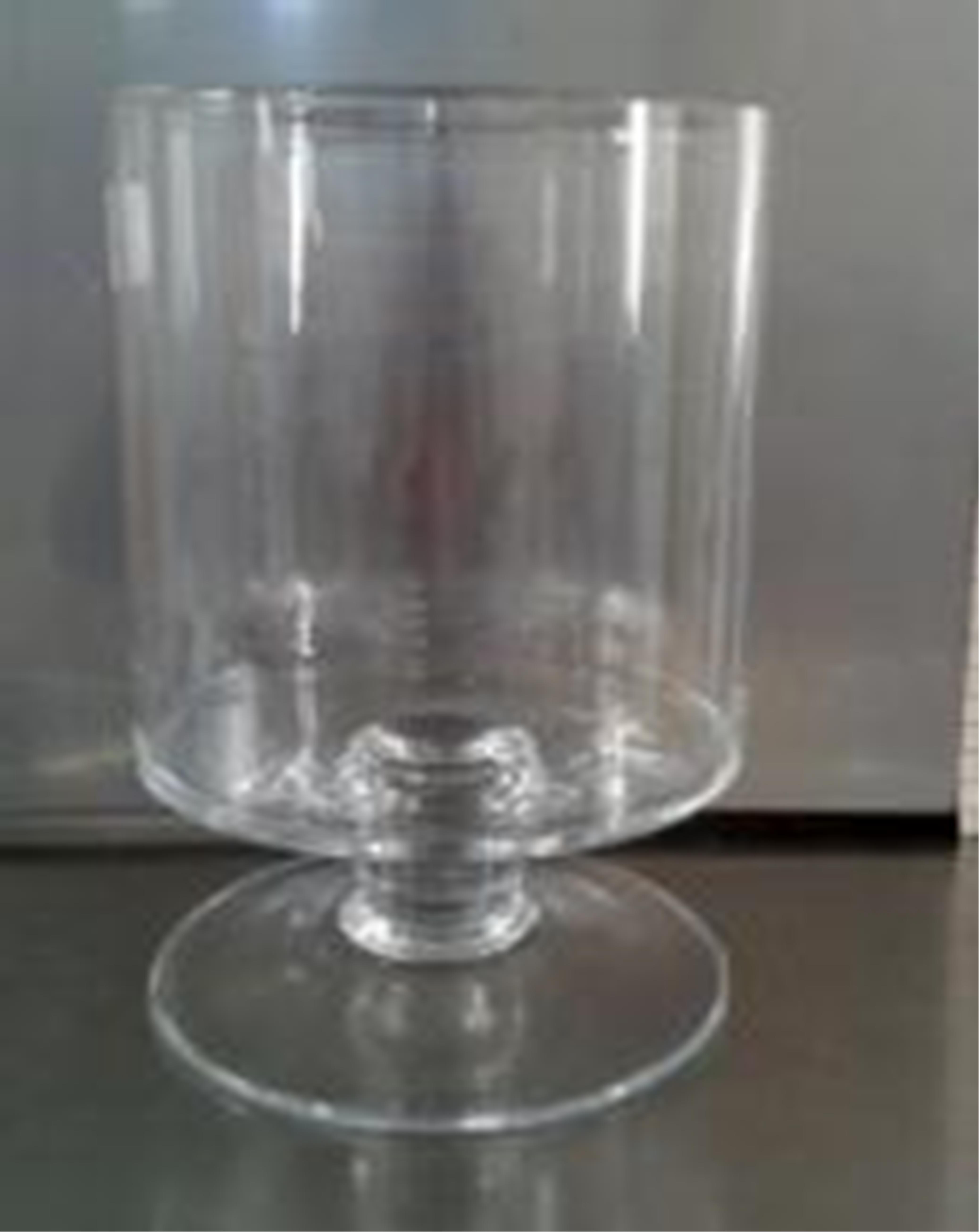 Photophore cylindrique sur pied