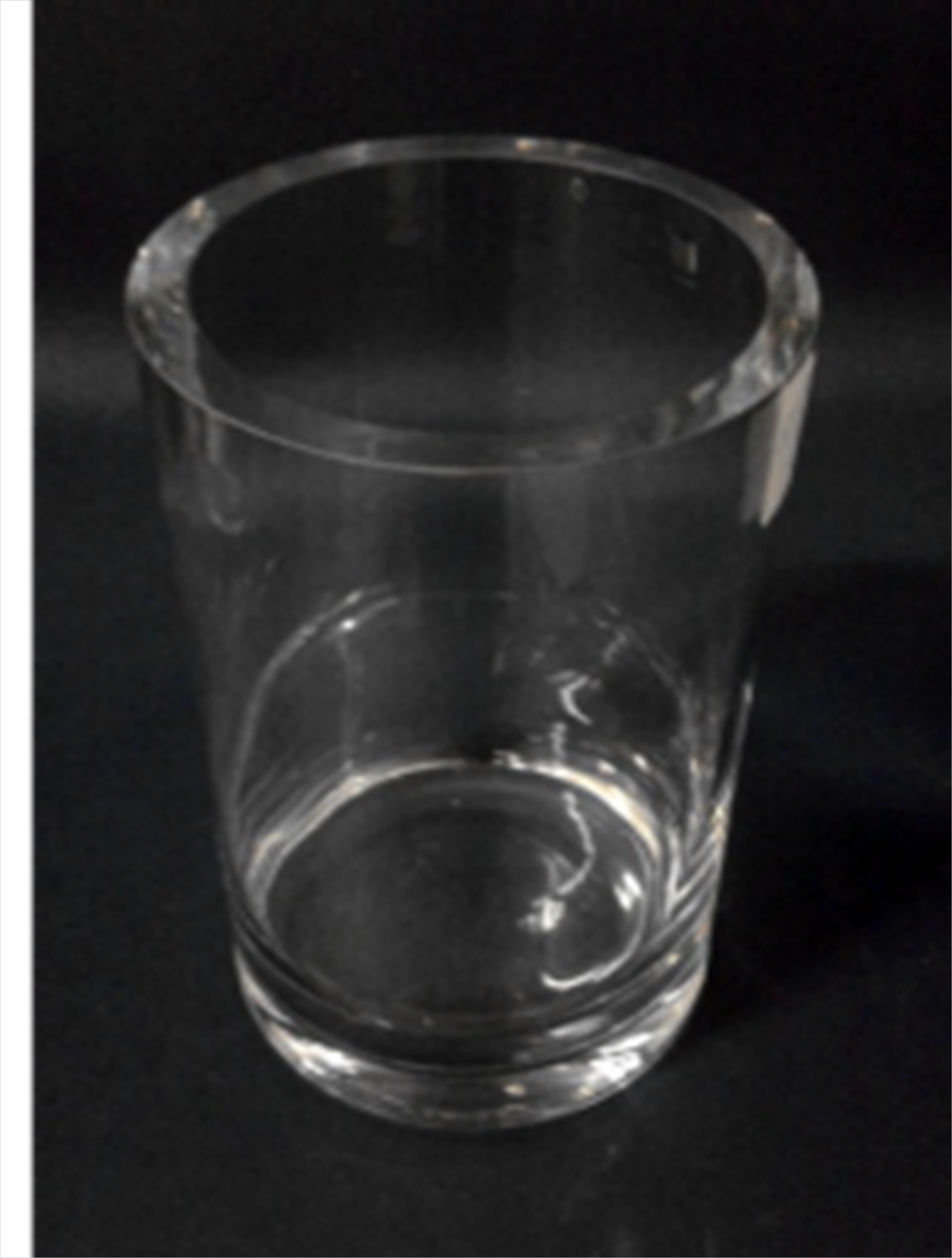 Vase cylindique verre épais