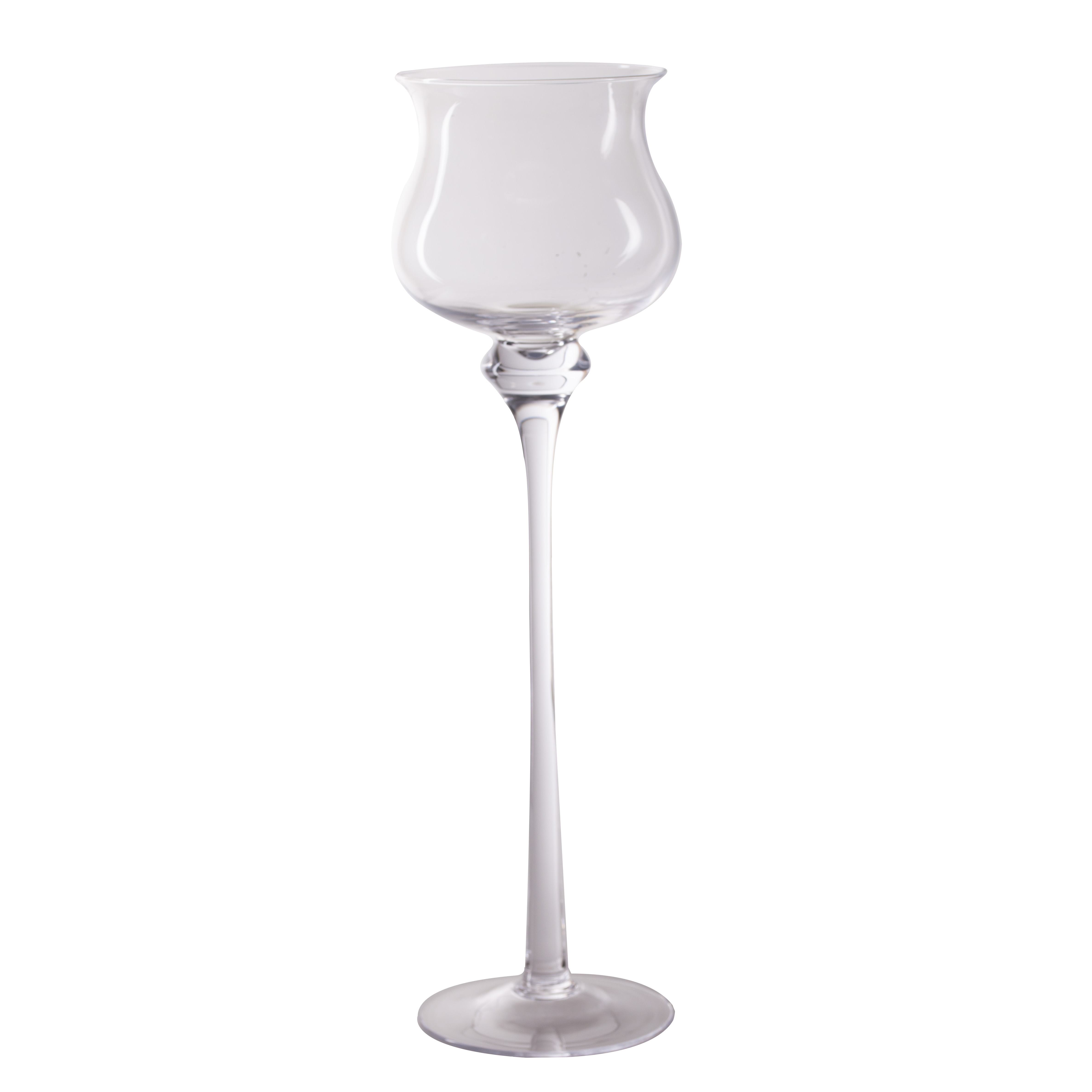 Photophore sur pied  verre