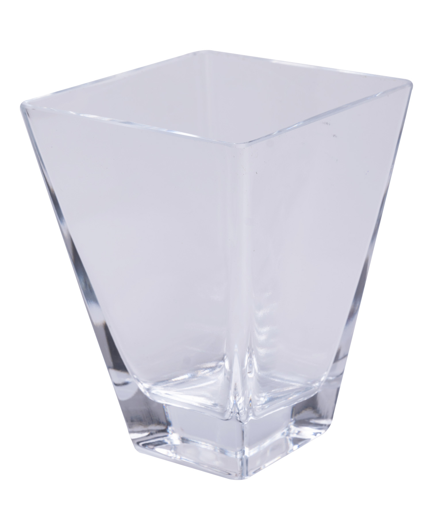 Vase carré évasé