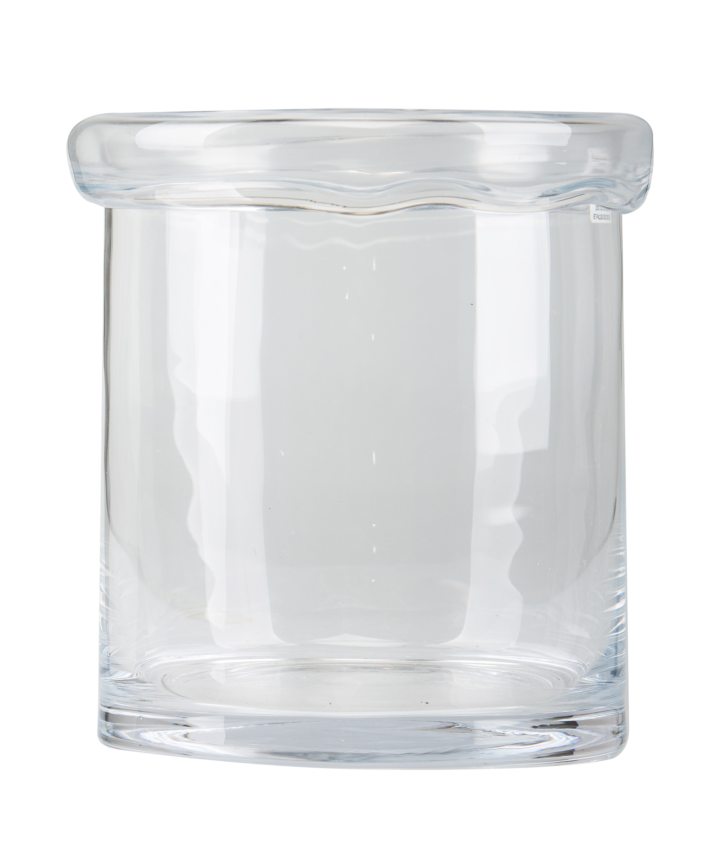 Photophore cylindrique bord large