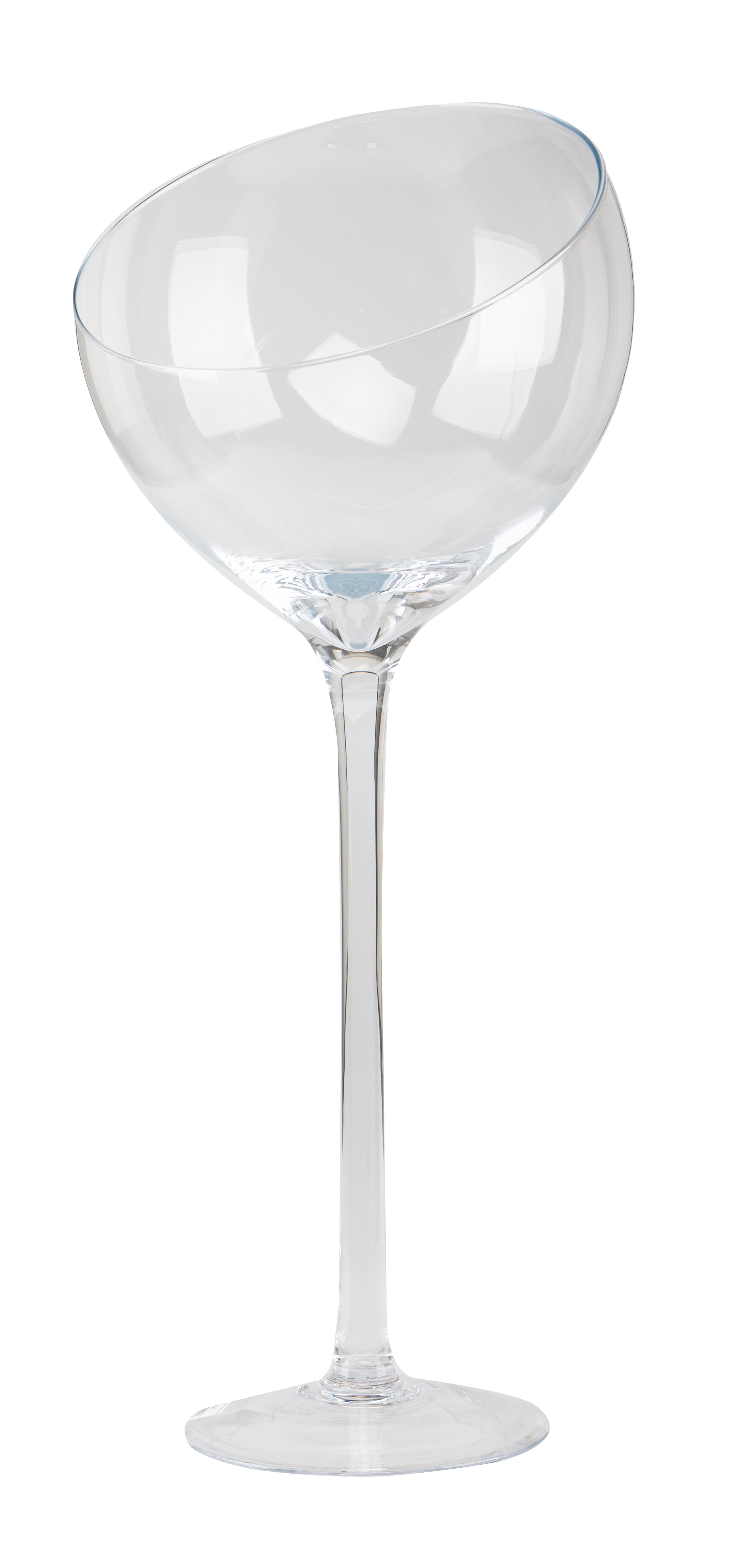 Photophore demi-boule sur pied