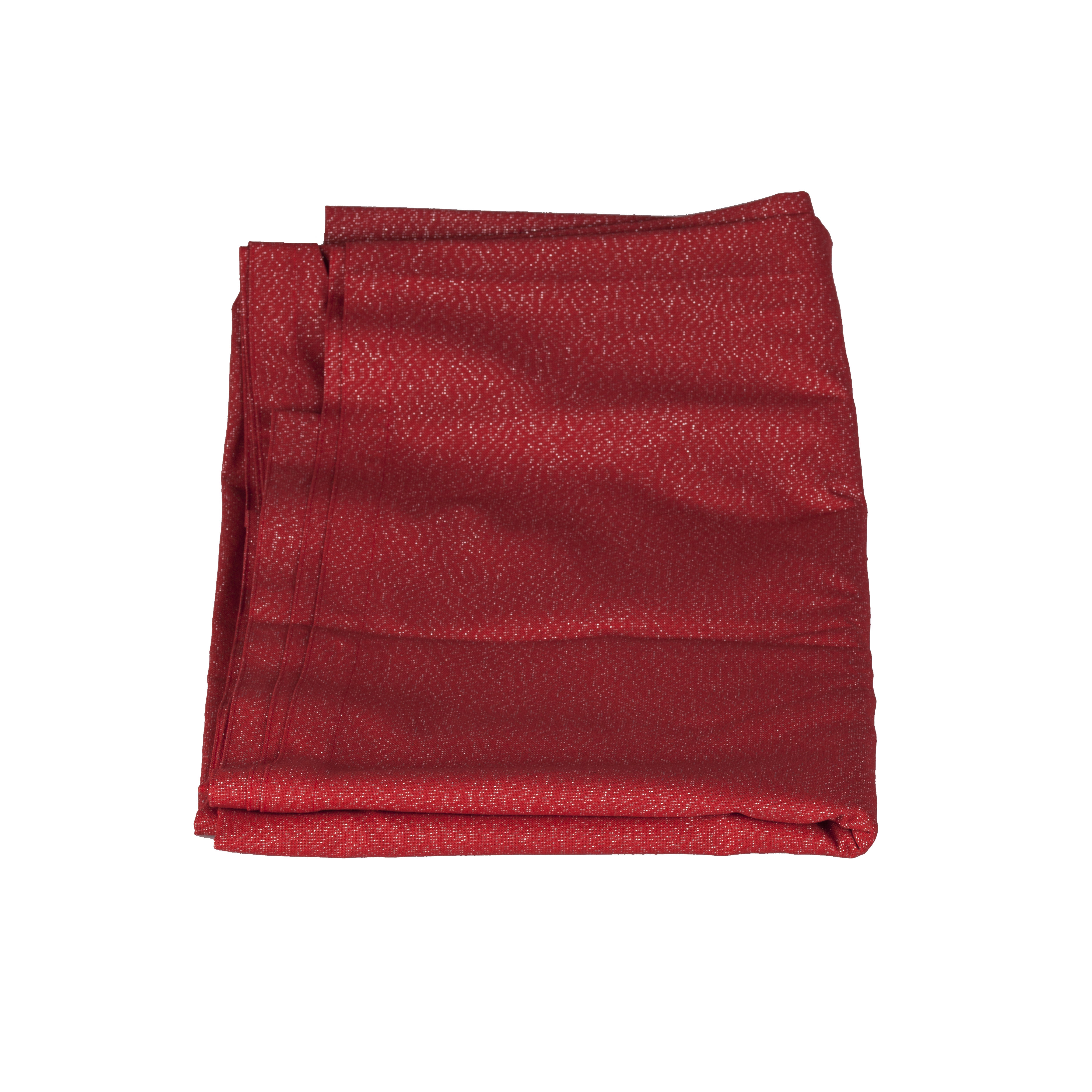 Nappe Cubex rouge-argent