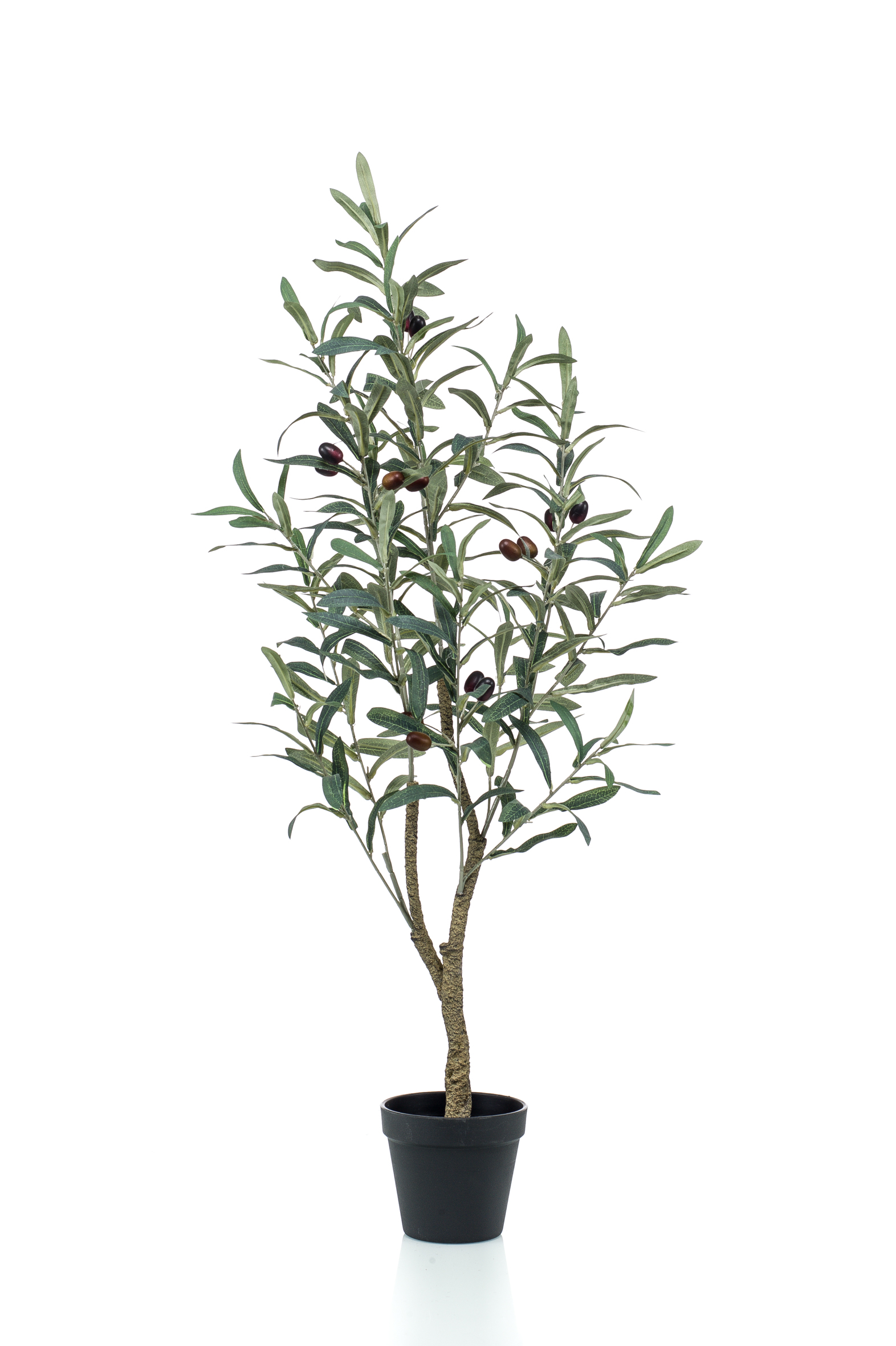 Olivier tige avec olives artificiel