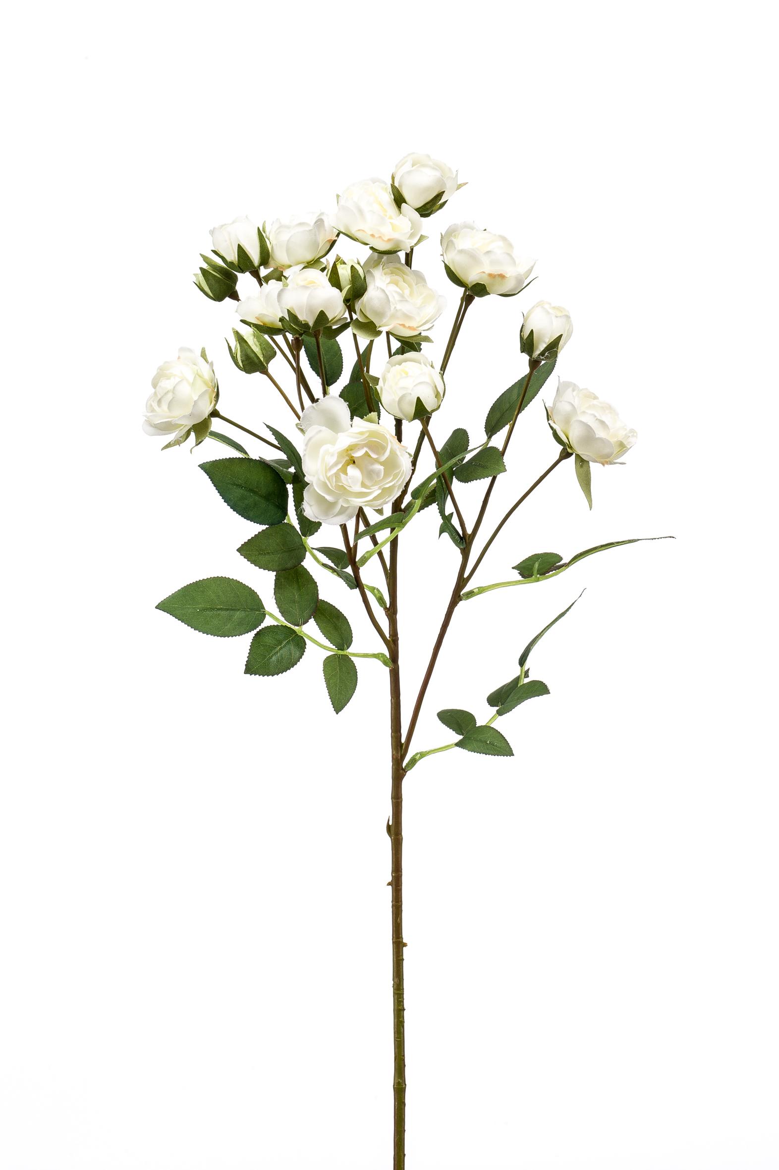 Rose mini en branche artificielle