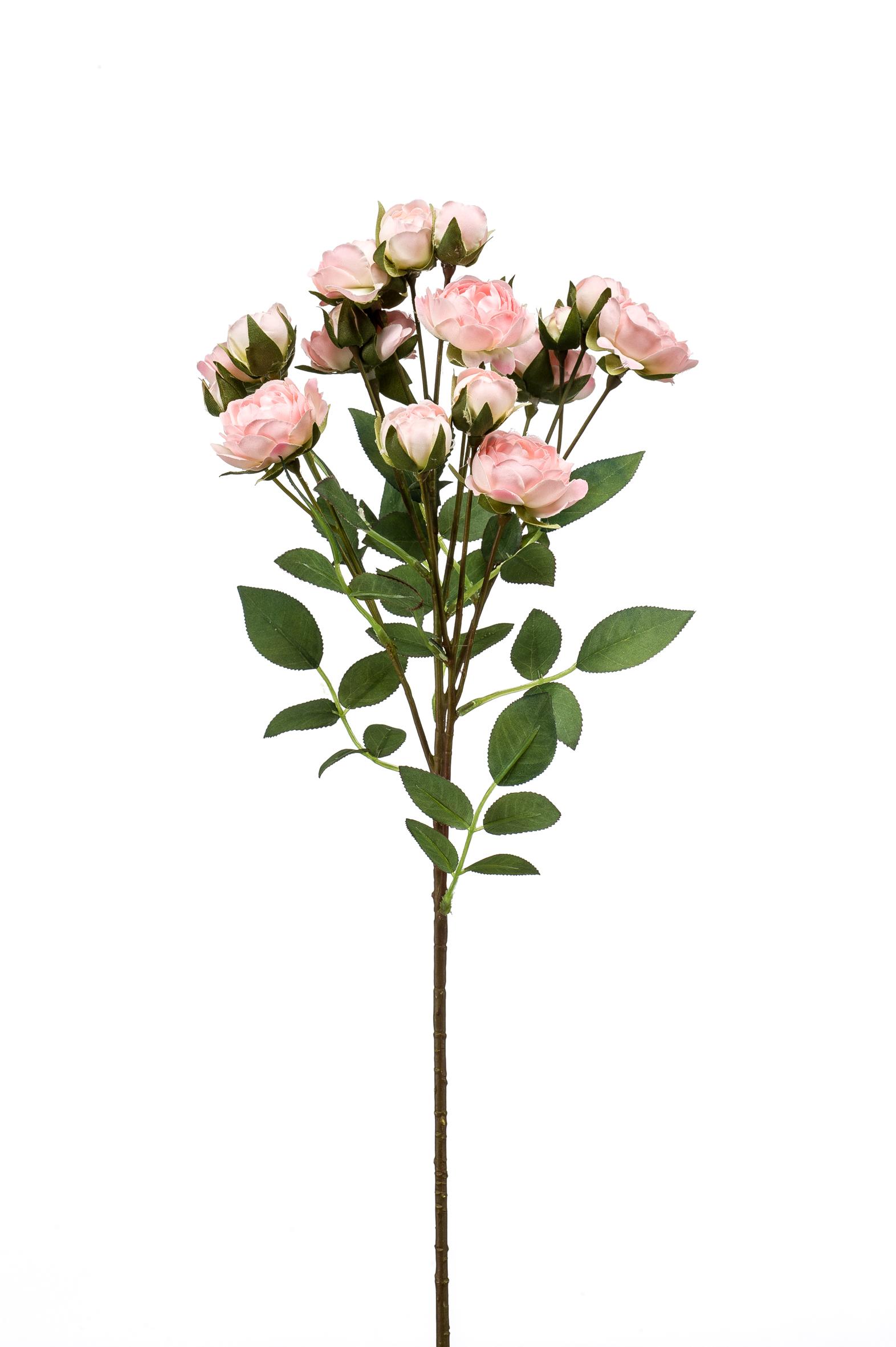 Rose mini en branche artificielle