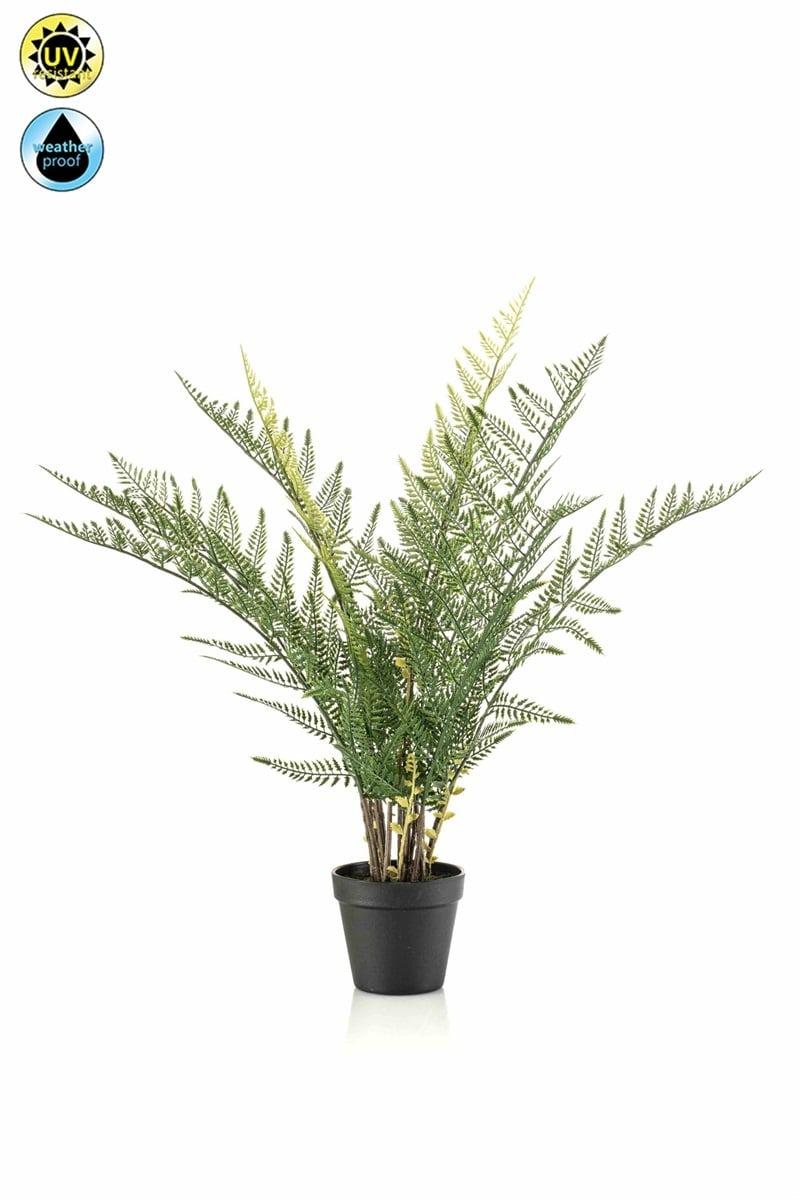 Fougère de forêt résistante UV artificielle