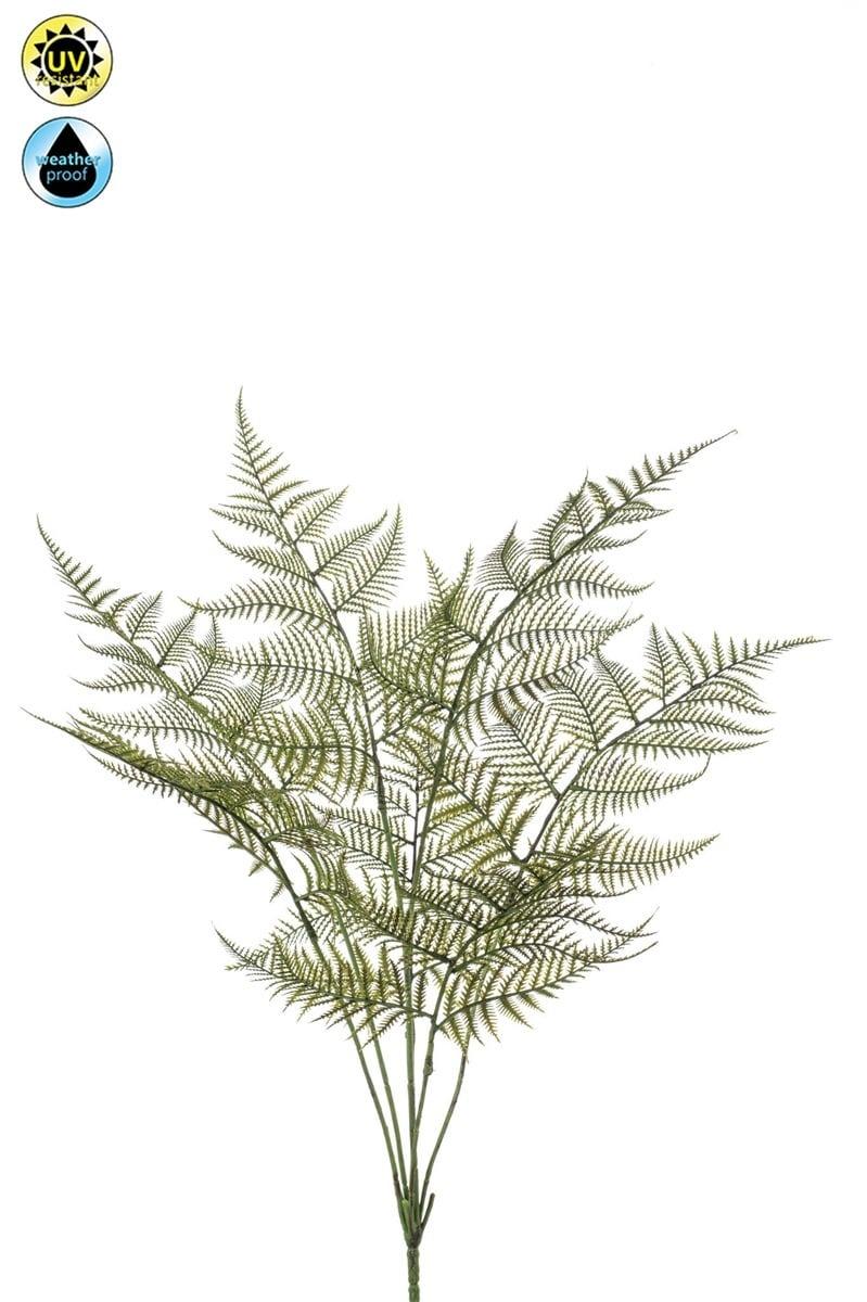 Fougère de jardin résistante UV artificielle