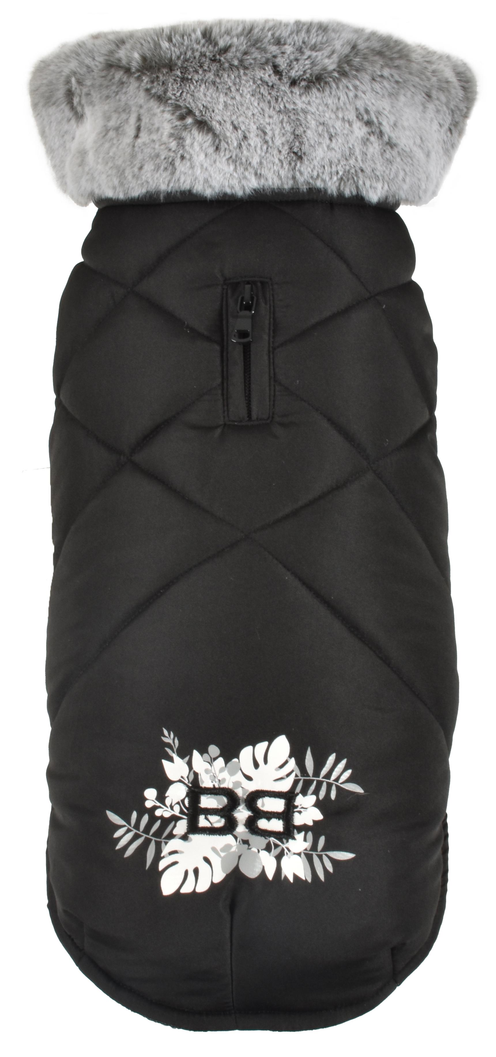 MANTEAU BOUQUET NOIR 25XS