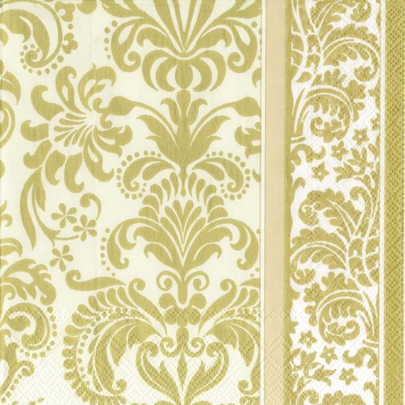 Serviettes Lunch Velver cream