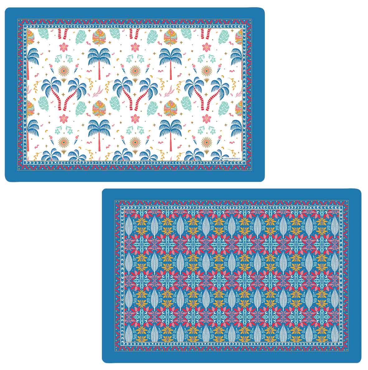 Set de table Tropical Groovy double face