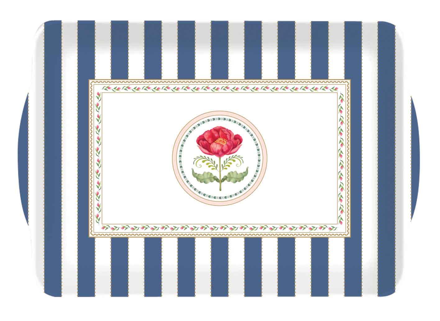 Plateau avec poignées Flowery