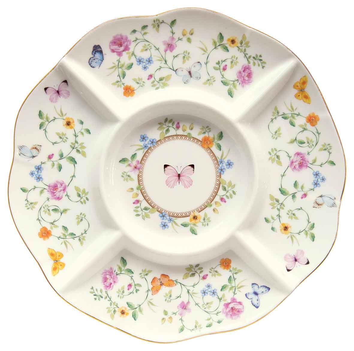 Plat apéritif Dancing Butterflies avec boite cadeau