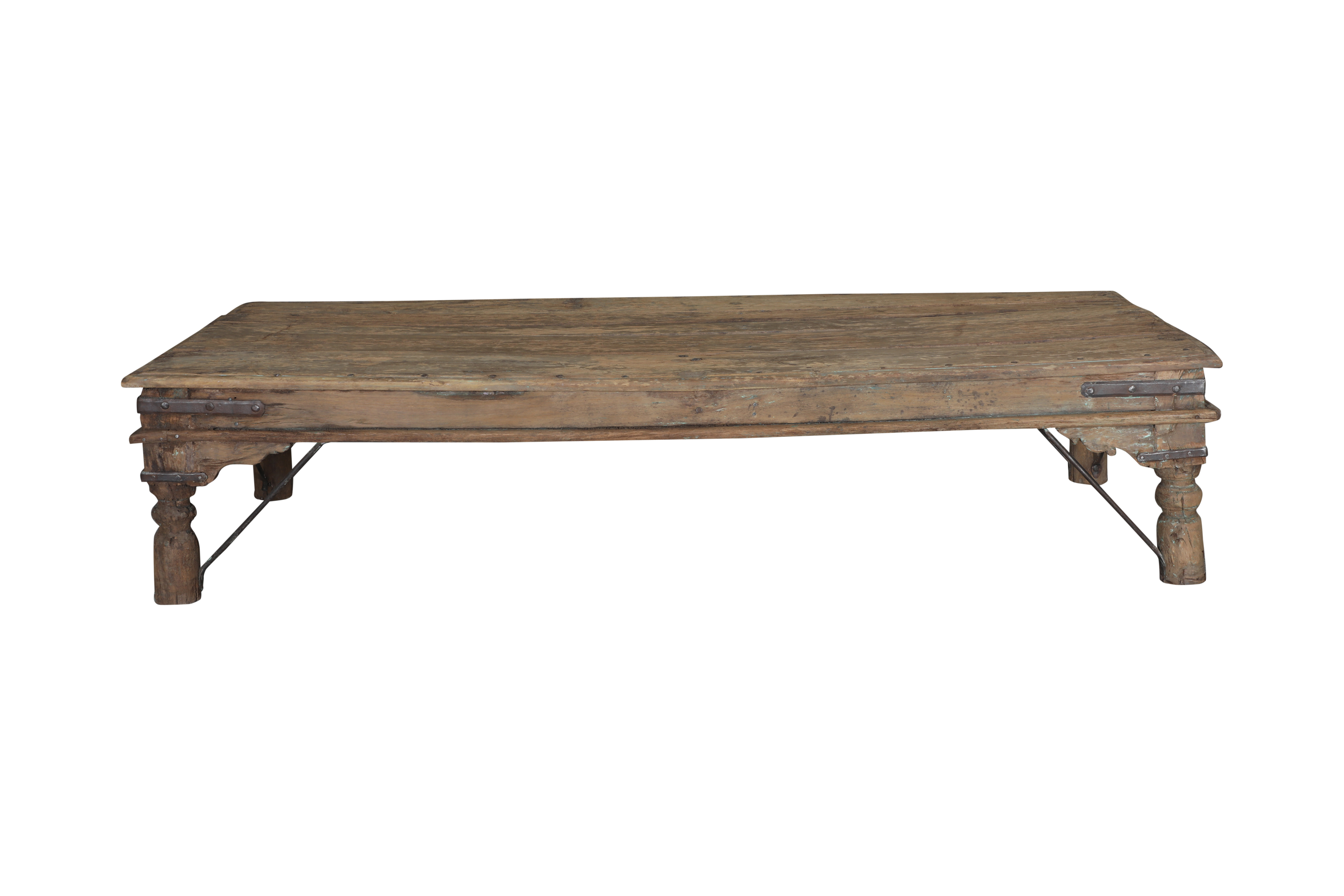 Table basse en teck ancien