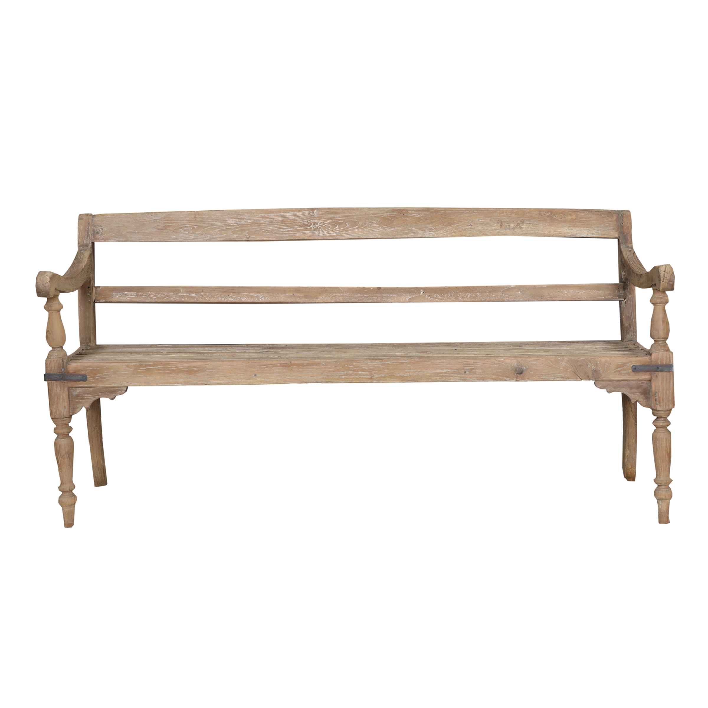 Banc en teck ancien